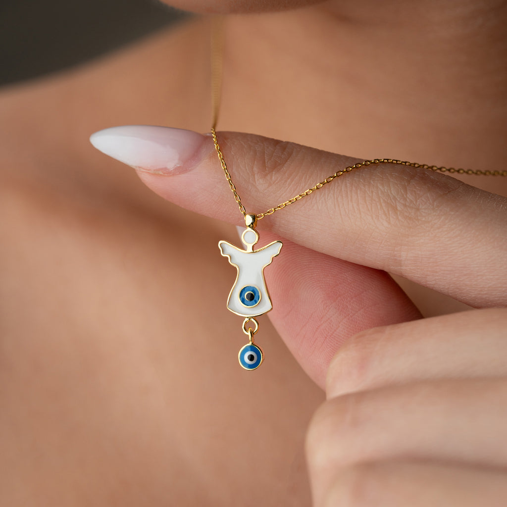 ÄNGEL NAZAR ÖGONHALSBAND | 925 SILVER 