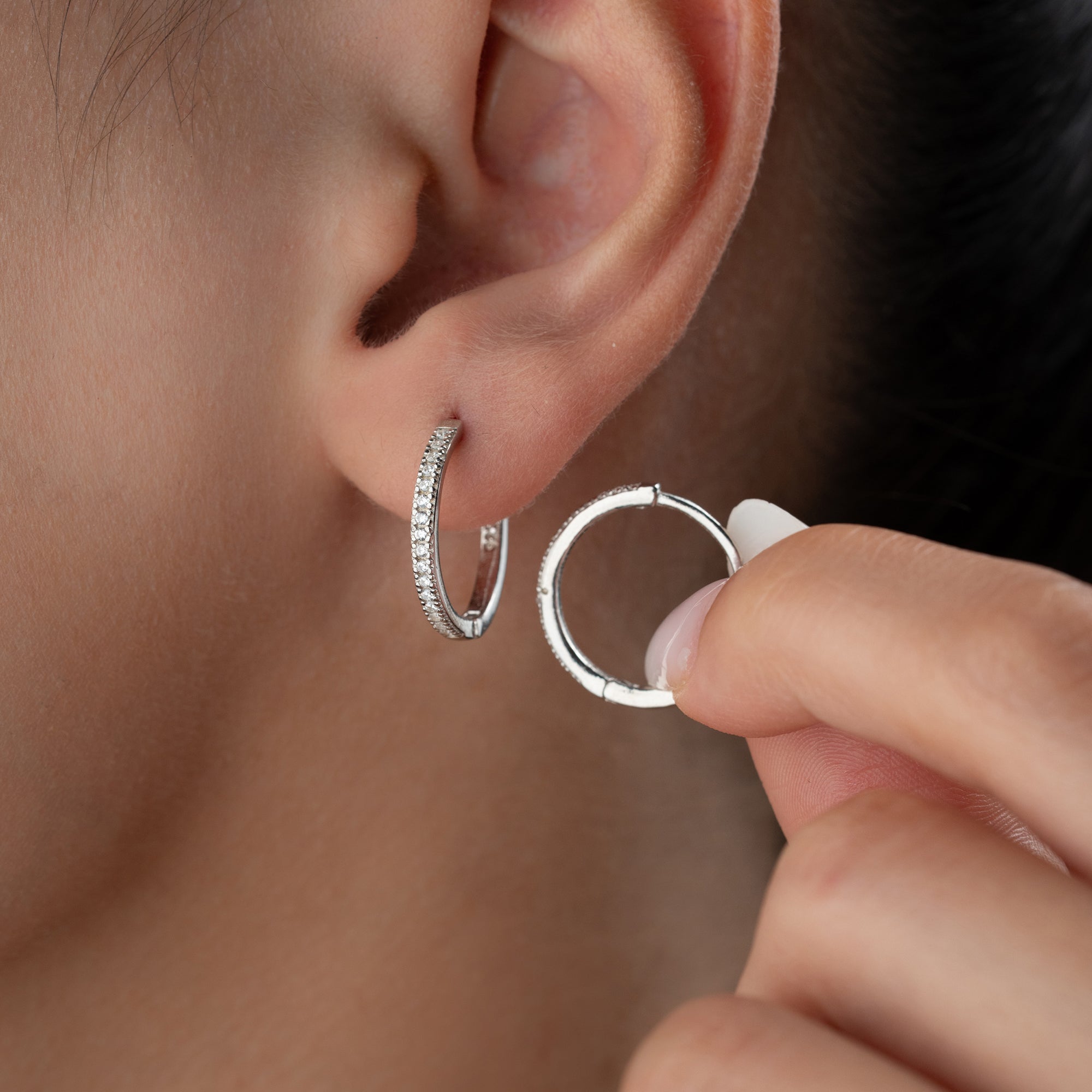 ARIANA ZIRKONIA ÖRONHÄNGAR | 925 SILVER