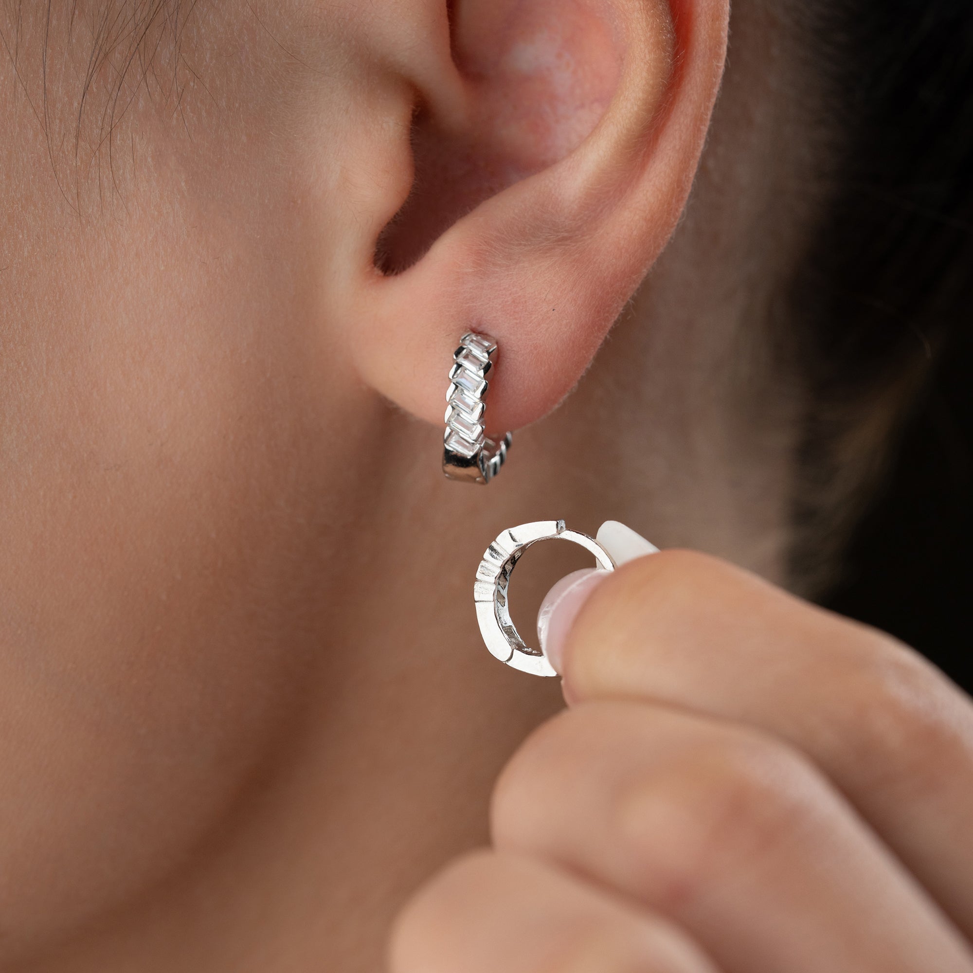 ALLISON MINI ÖGLJÄRNOR | 925 SILVER