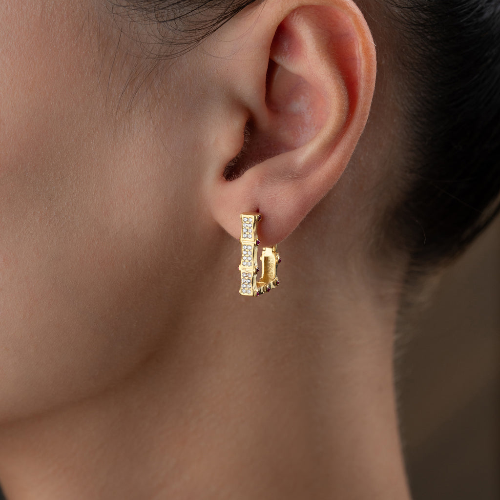 JUNA TORG ÖRHÄNGEN | 925 SILVER