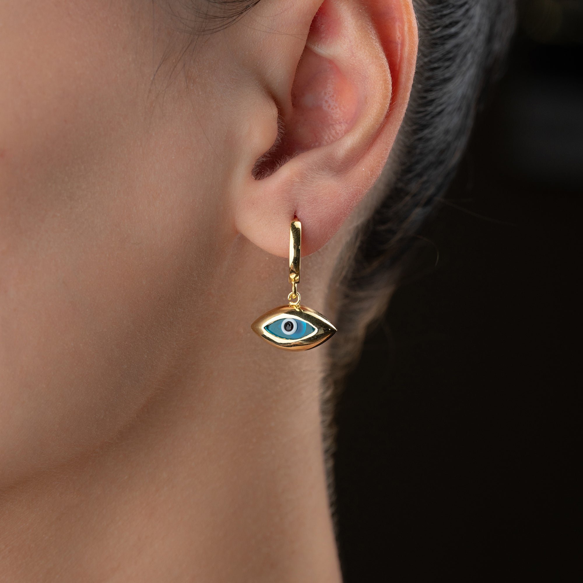 FIRUZE ÖGONHÄNGNING | 925 SILVER