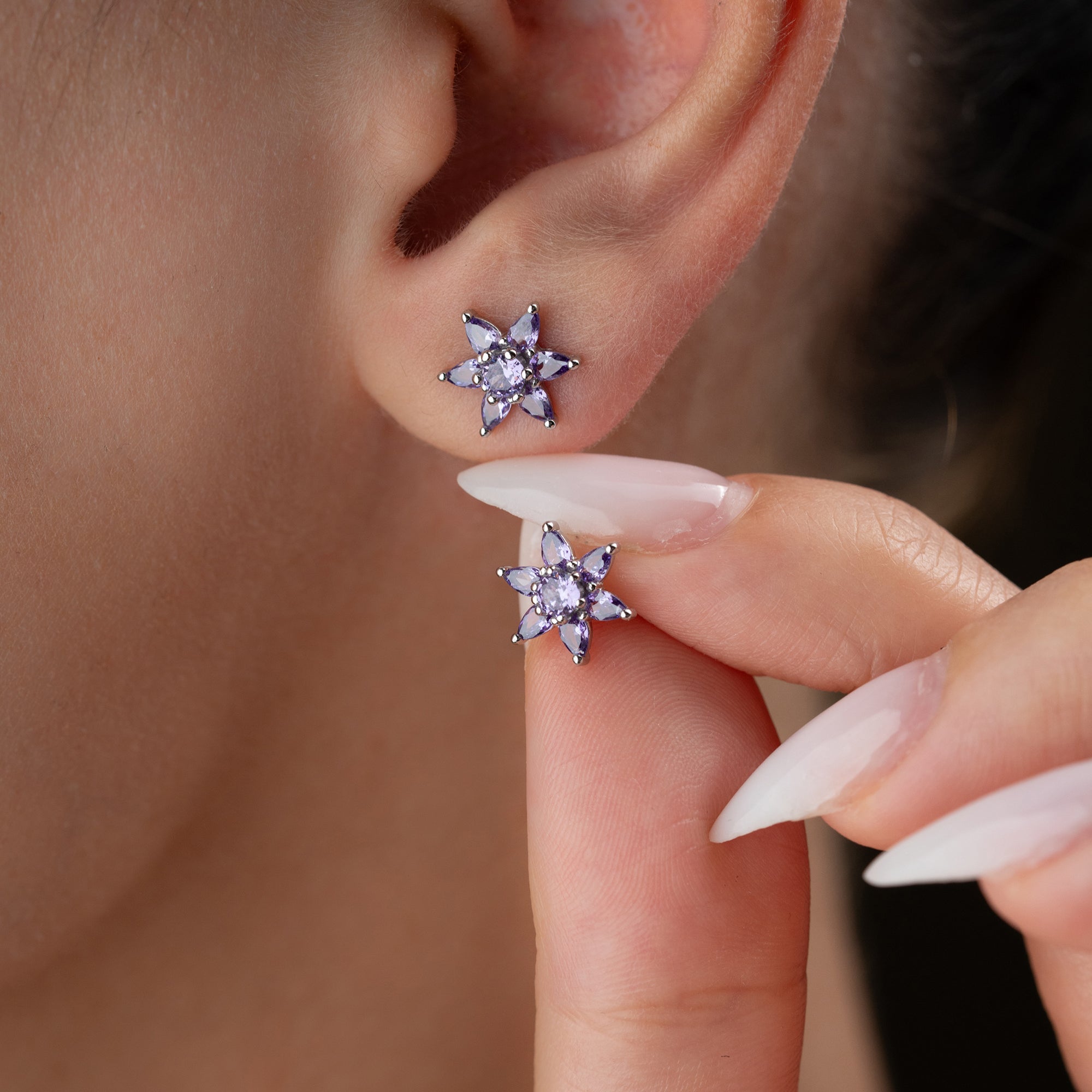 MINI LOTUSÖGA-HÄNGNING | 925 SILVER