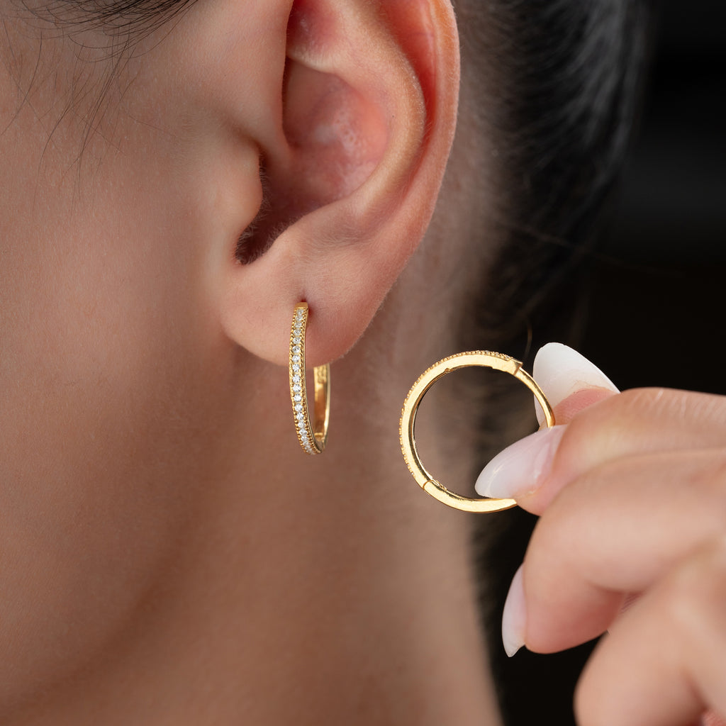 ARIANA ZIRKONIA ÖRONHÄNGAR | 925 SILVER