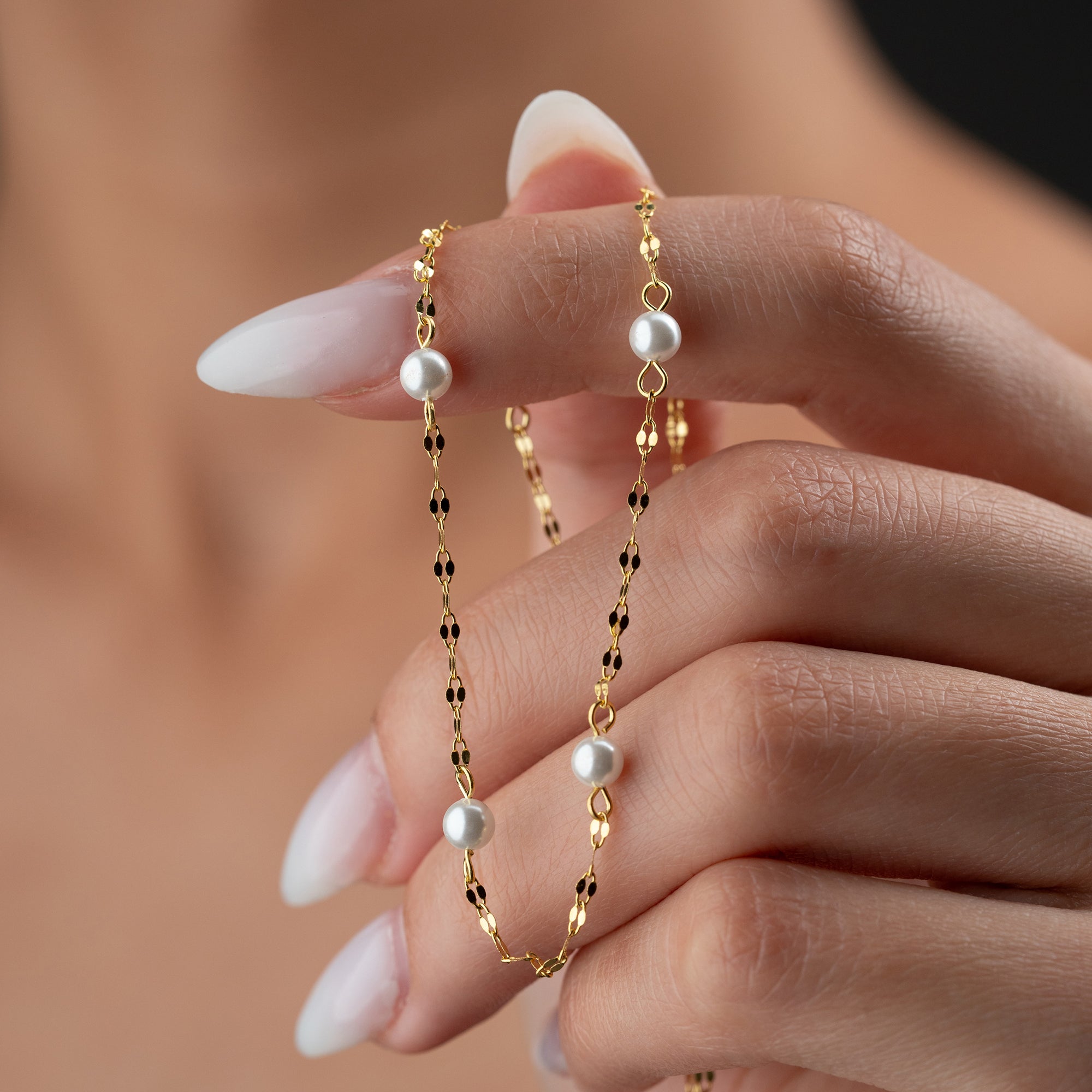 HALSBAND MED FLERA PÄRLOR | 925 SILVER 