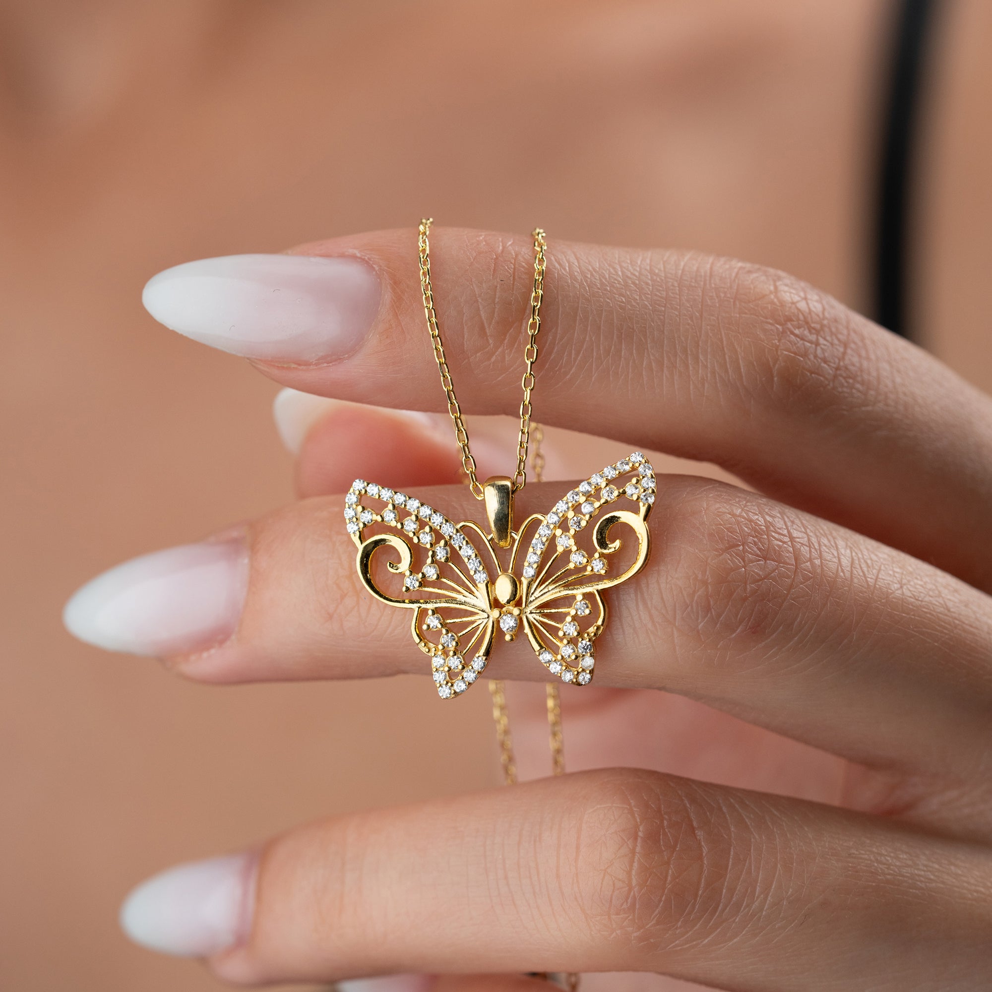 FIN FJÄRIL KRAGE | 925 SILVER 