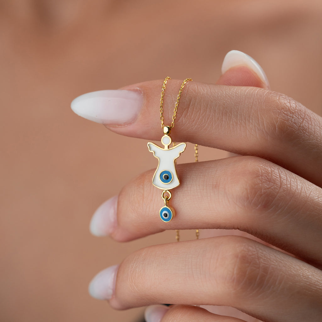 ÄNGEL NAZAR ÖGONHALSBAND | 925 SILVER 