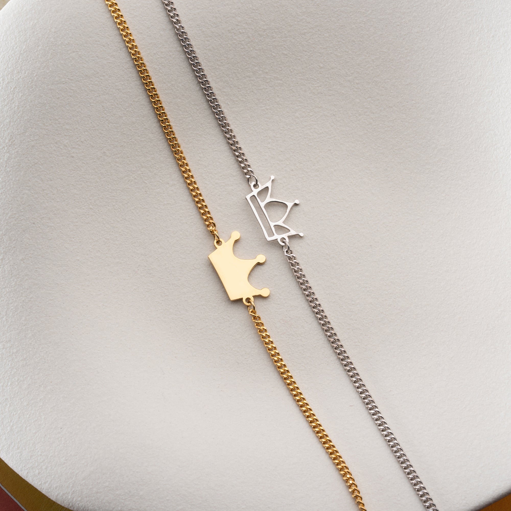 KING QUEEN PARTNERARMBAND | 925 SILVER