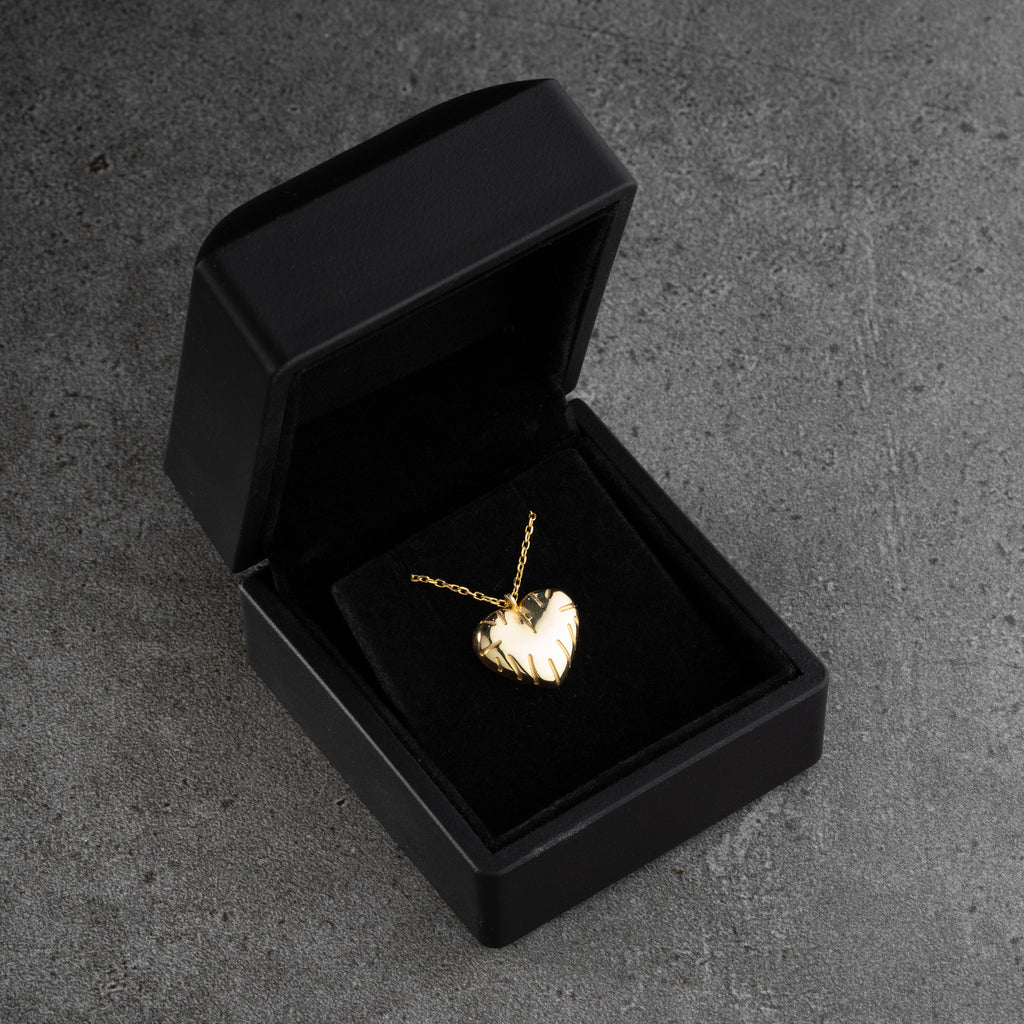 BOMB HJÄRTA KRAGE | 925 SILVER