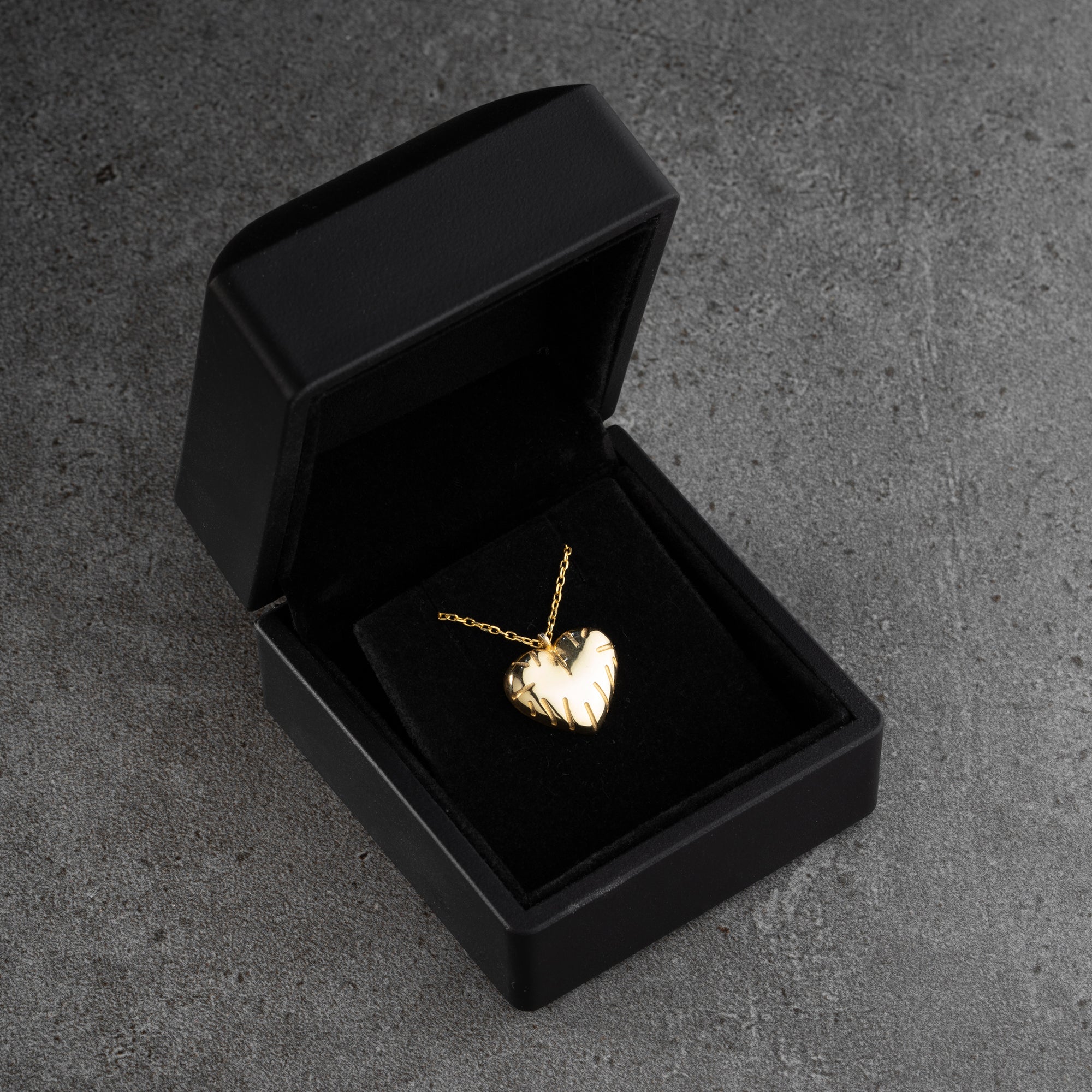 BOMB HJÄRTA KRAGE | 925 SILVER