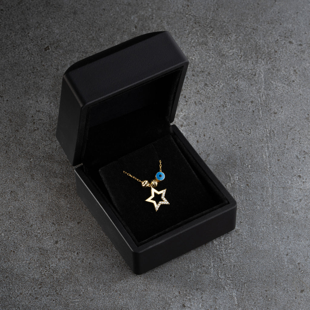 STAR NAZAR HALSBAND | 925 SILVER