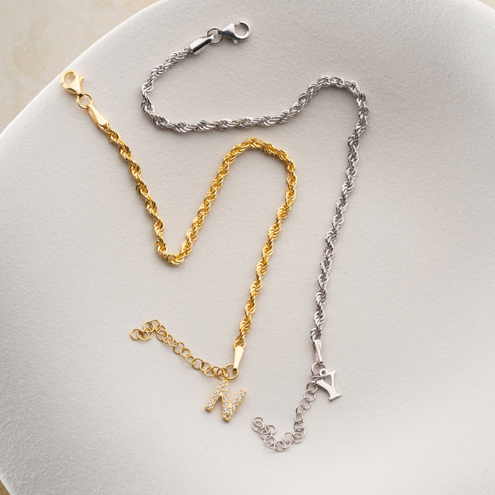 ARMBAND MED VIRVELBOKSTIVER | 925 SILVER