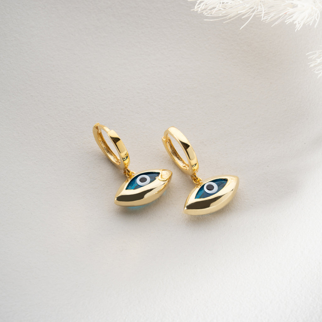 FIRUZE ÖGONHÄNGNING | 925 SILVER