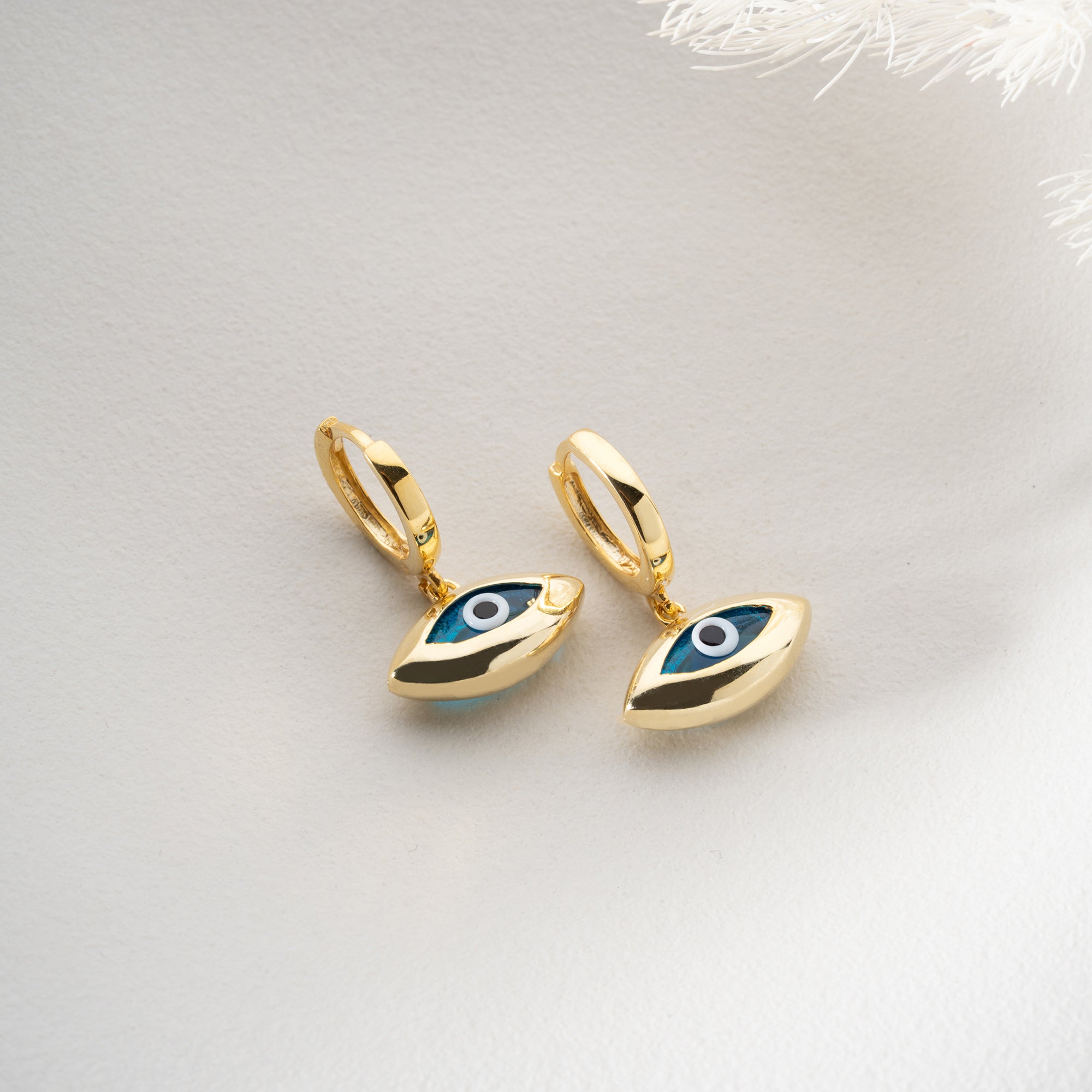 FIRUZE ÖGONHÄNGNING | 925 SILVER