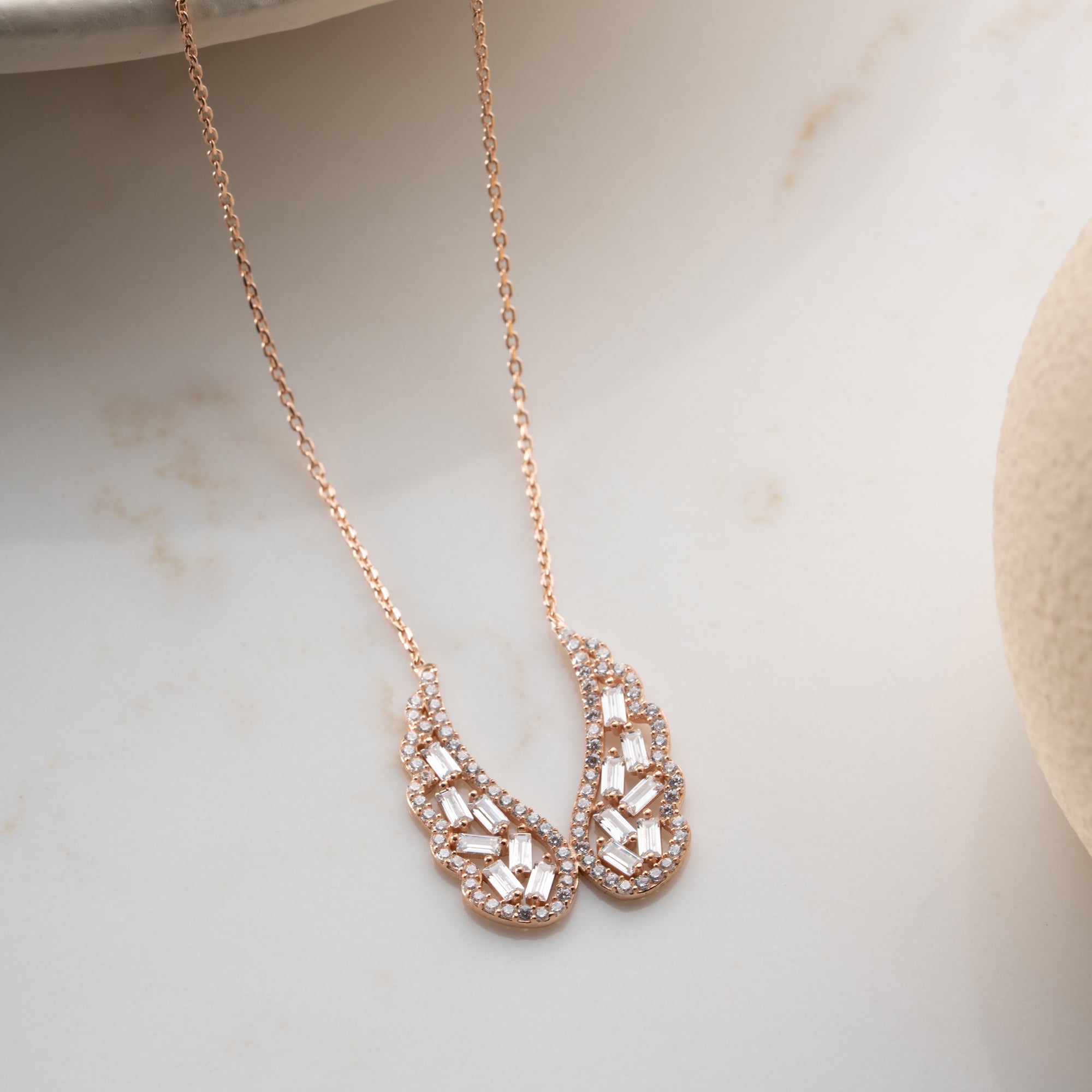 ÄNGELVINGELHALSBAND | 925 SILVER