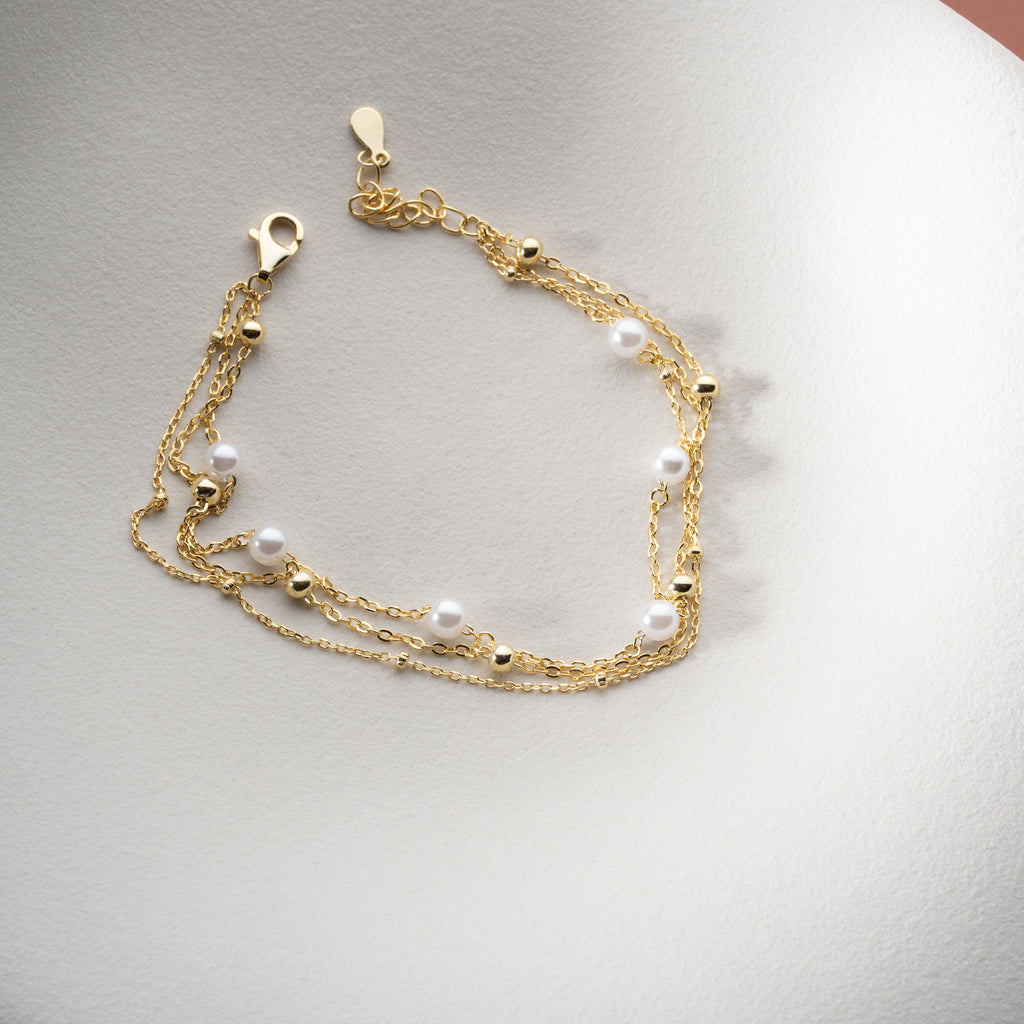 JOLLY PÄRLARMBAND | 925 SILVER