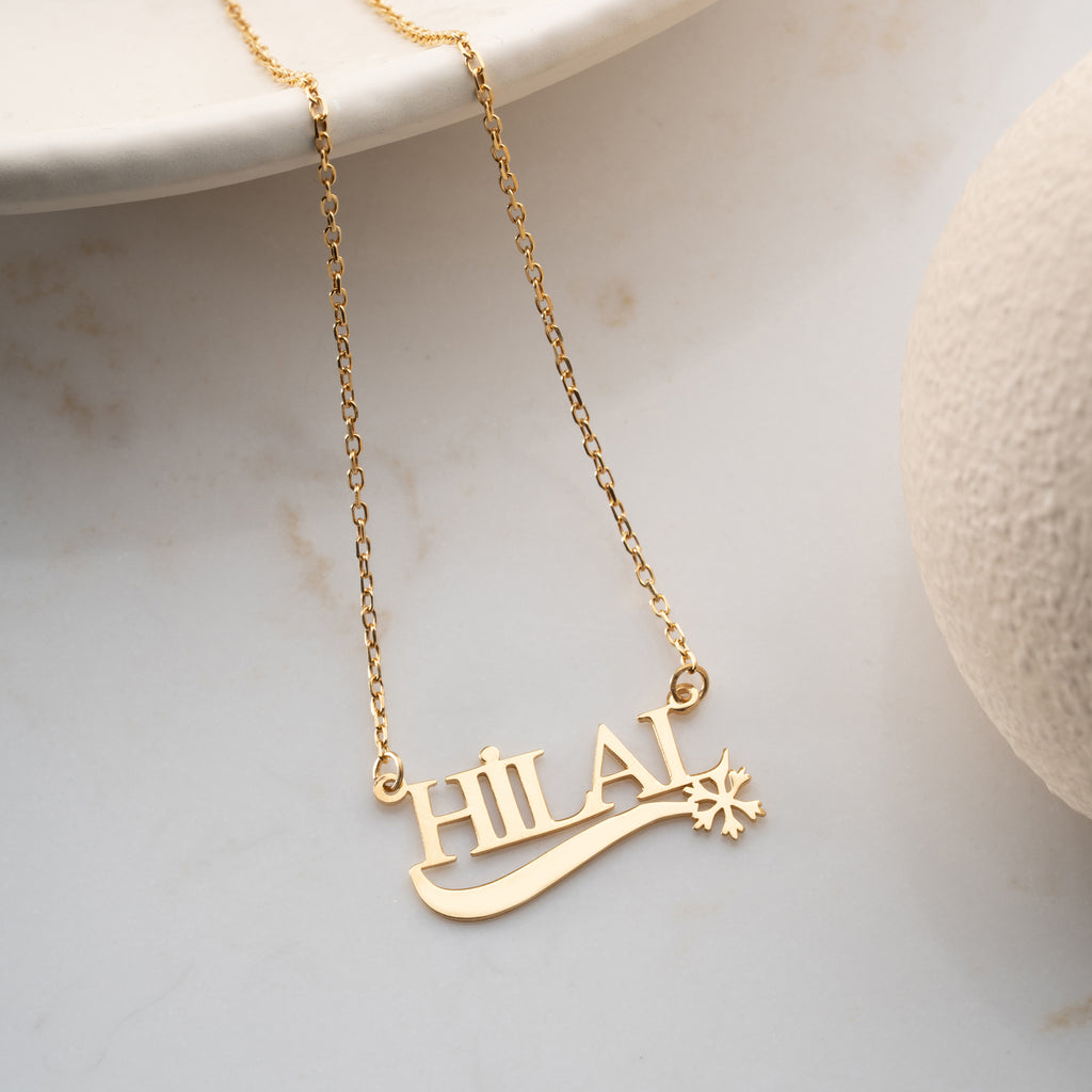 SNÖFLÅNAMN KRAGE | 925 SILVER