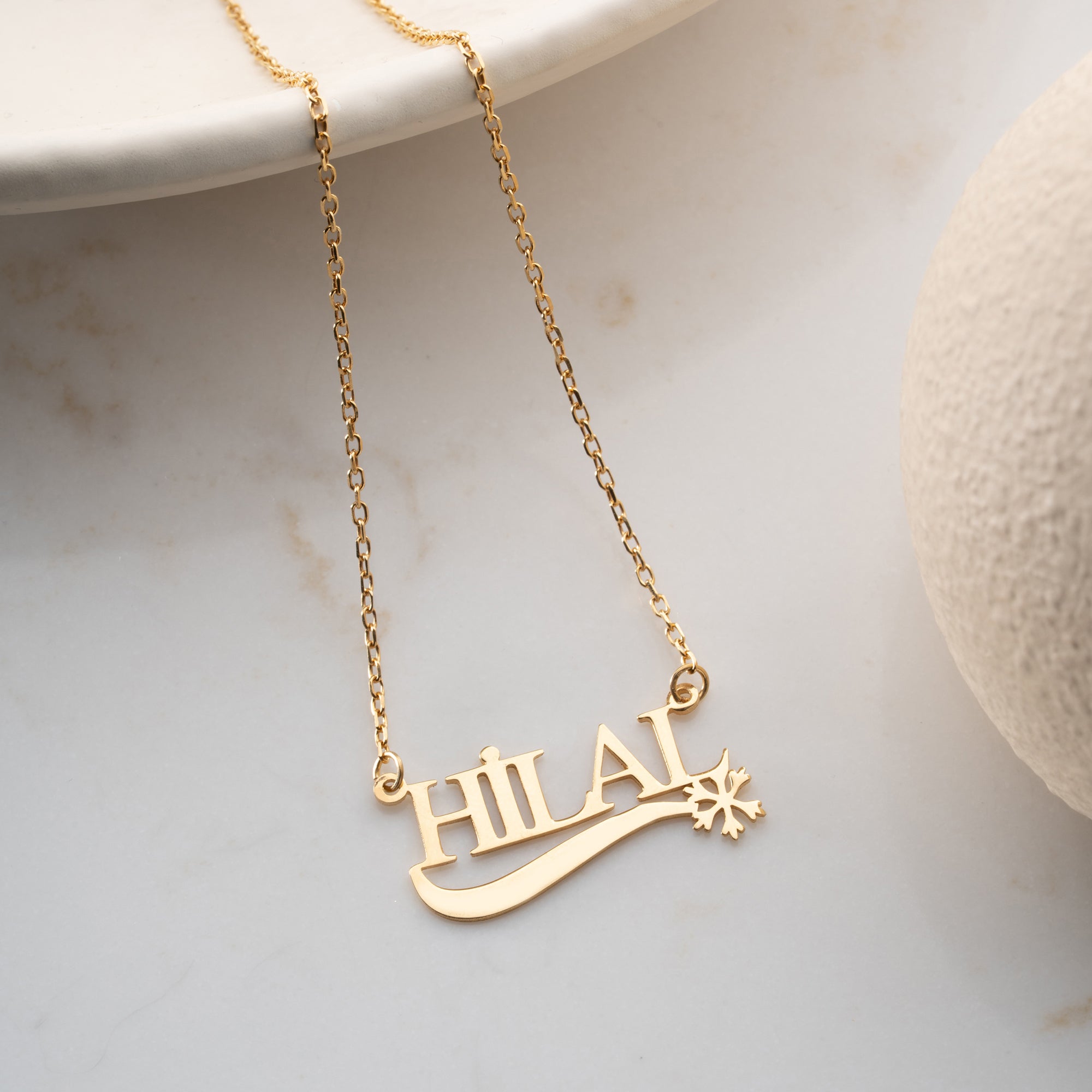 SNÖFLÅNAMN KRAGE | 925 SILVER