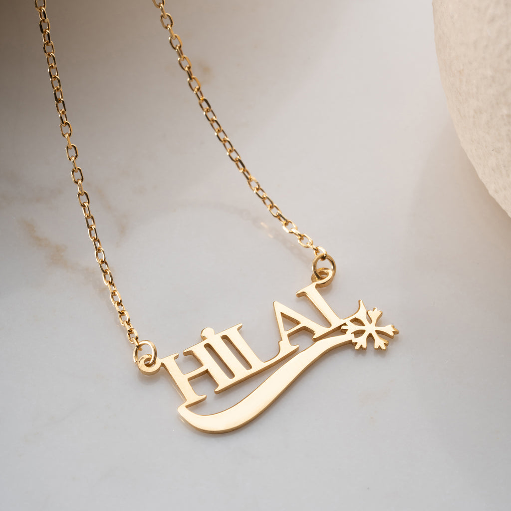 SNÖFLÅNAMN KRAGE | 925 SILVER