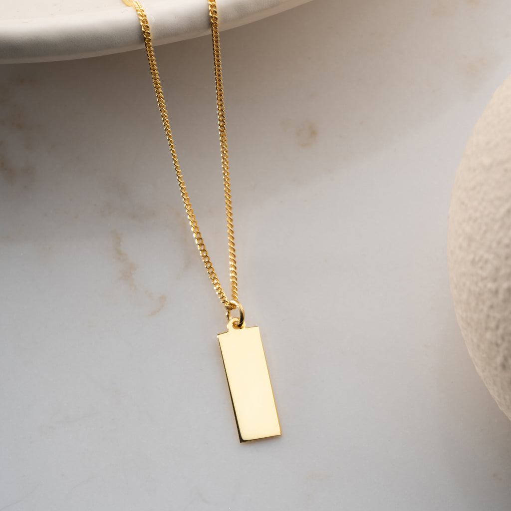 Vertikal gravyrkedja | 925 SILVER