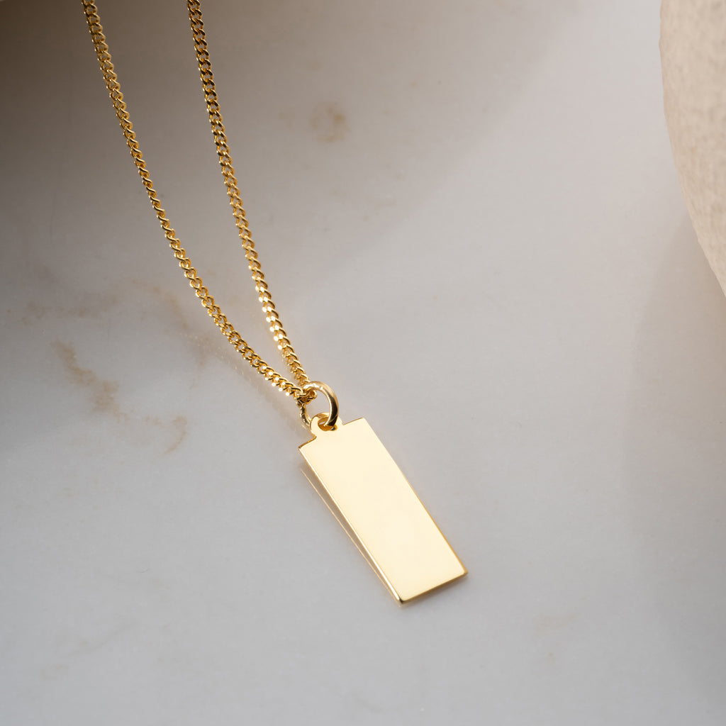 Vertikal gravyrkedja | 925 SILVER