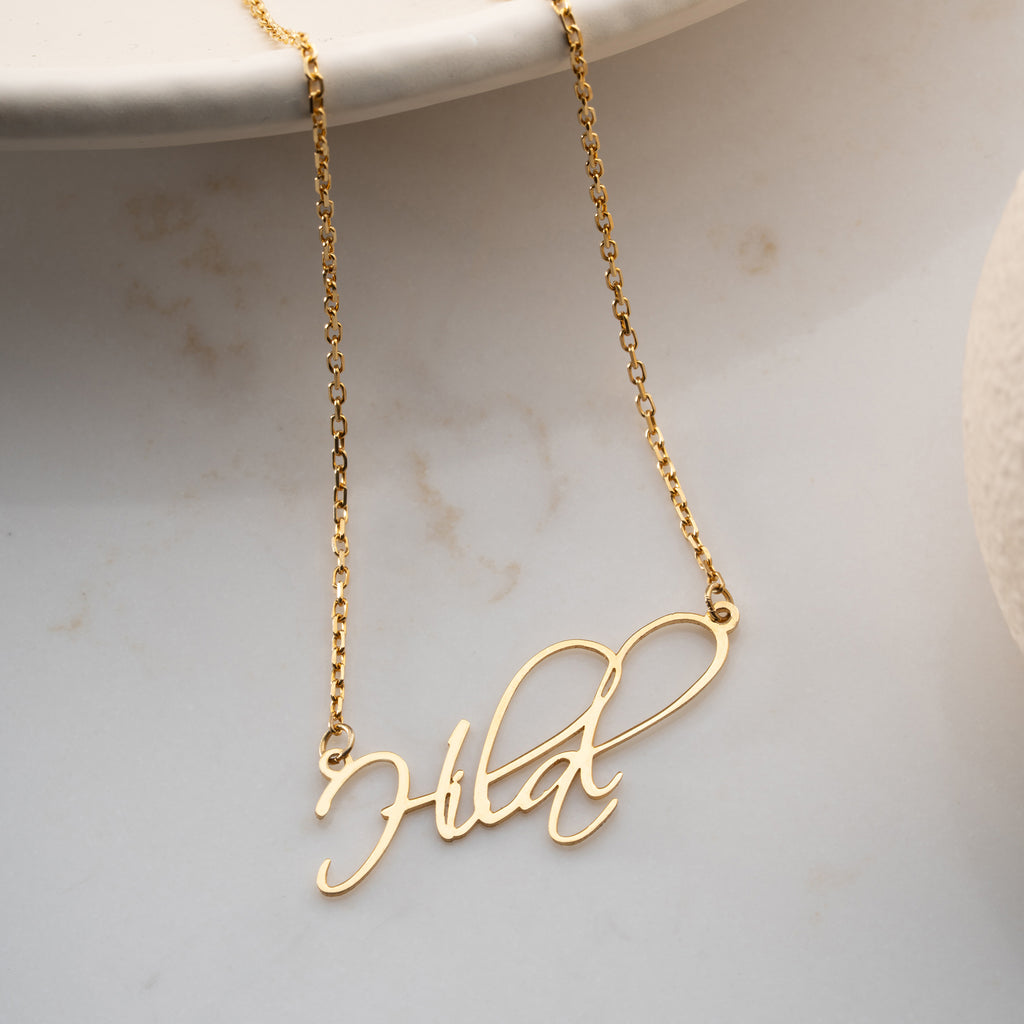 SKRIFT NAMN KRAGE | 925 SILVER