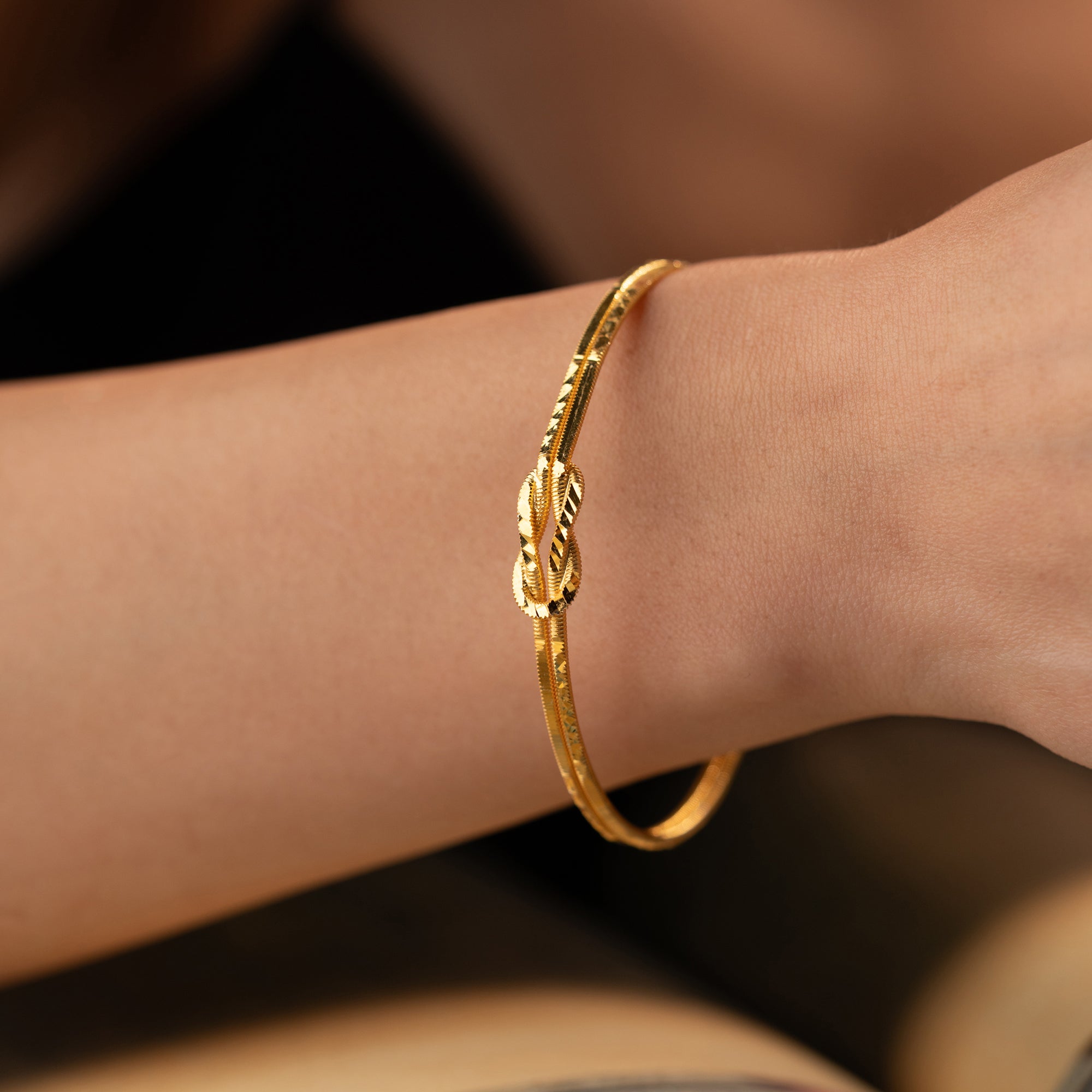 KÄRLEKSKNUT AJDA-ARMBAND | 925 SILVER