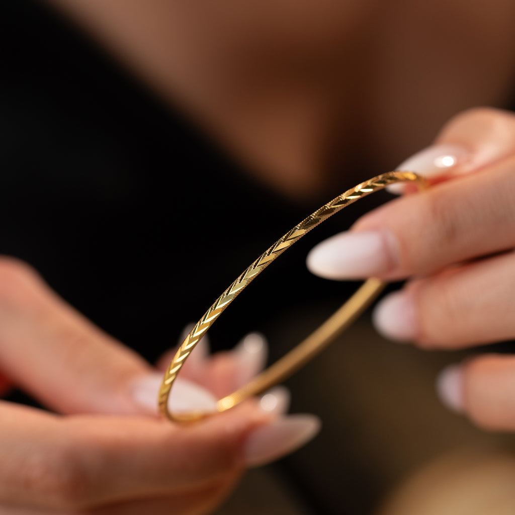 VELLY AJDA BANGLES | 925 SILVER