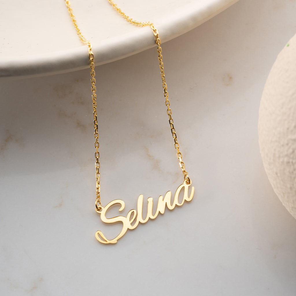 NAMNHALSBAND | TYPSNITT ALEX BORSTE | 925 SILVER