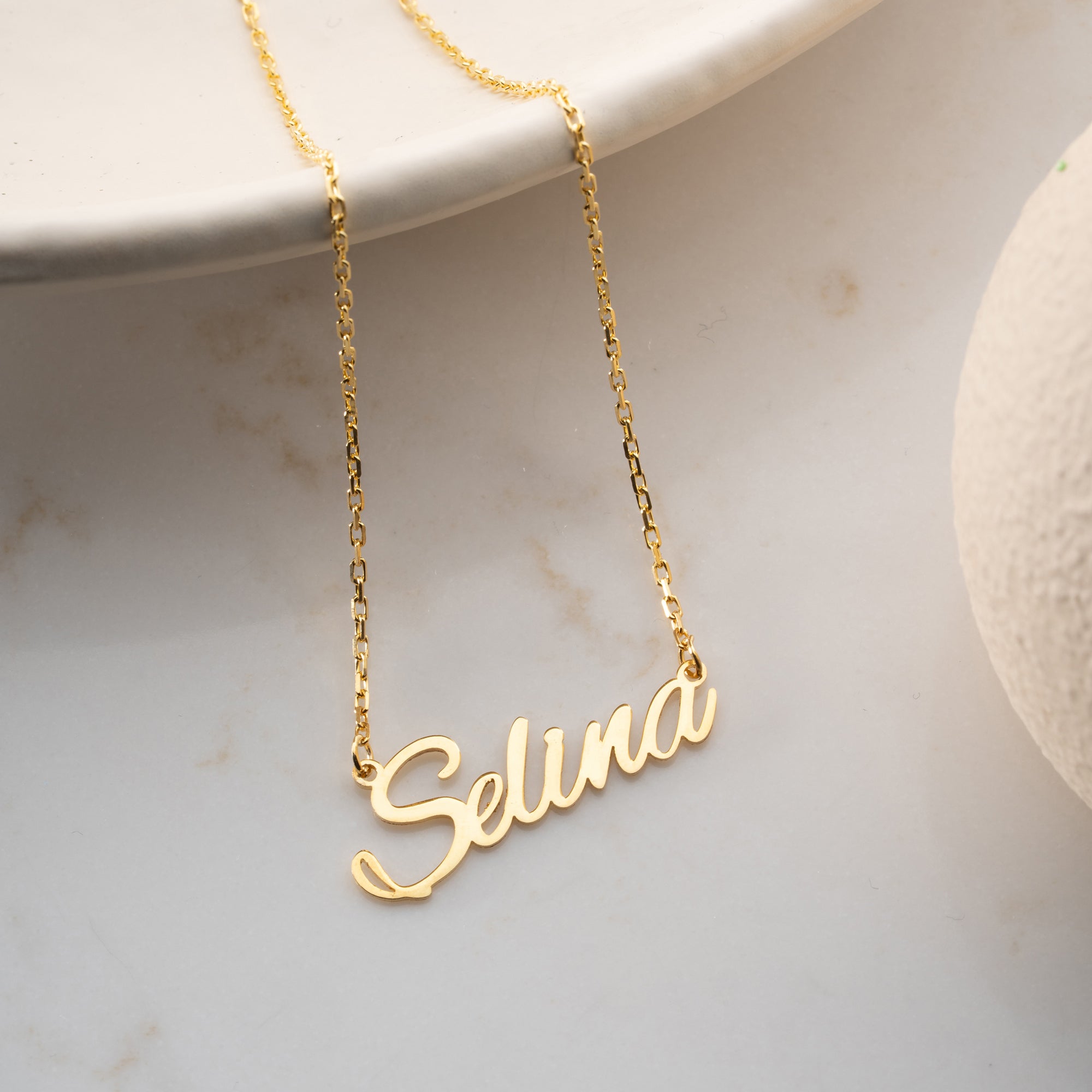 NAMNHALSBAND | TYPSNITT ALEX BORSTE | 925 SILVER