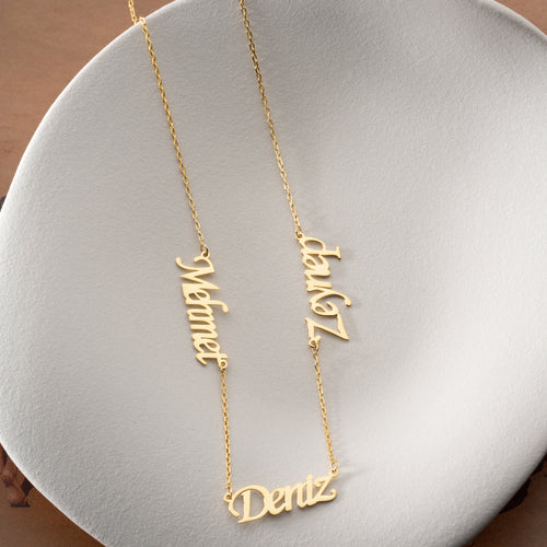 3'ER NAMNKEDJA II - 925 SILVER