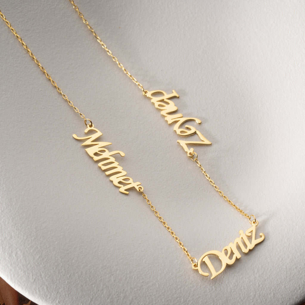 3'ER NAMNKEDJA II - 925 SILVER