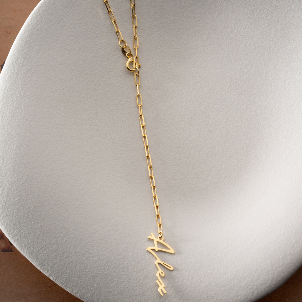 Signatur namnkrage Sällan - Y - 925 SILVER