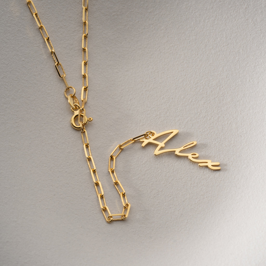 Signatur namnkrage Sällan - Y - 925 SILVER