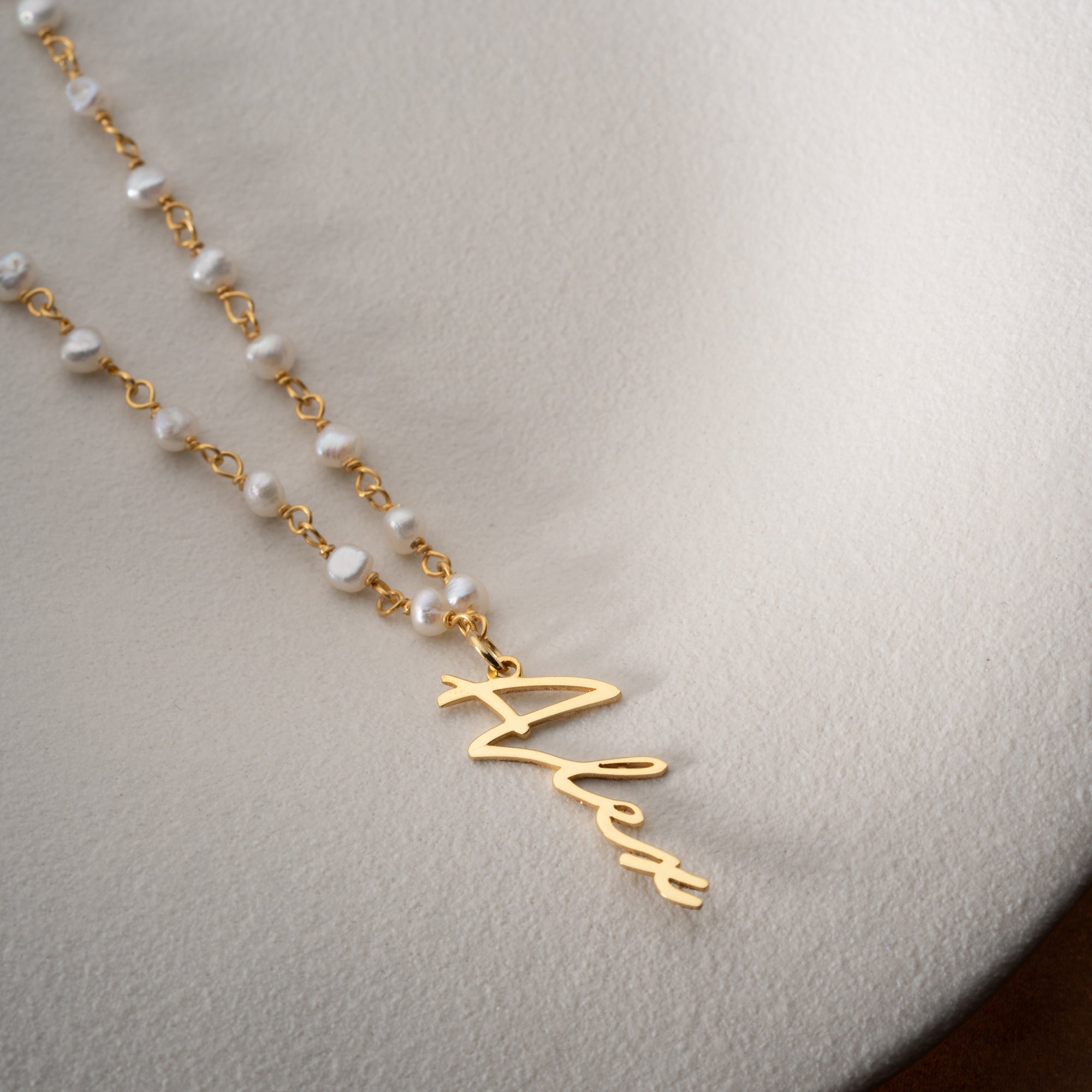 KEDJEDESIGN PÄRL KRAGE BASSIGNATURE | 925 SILVER