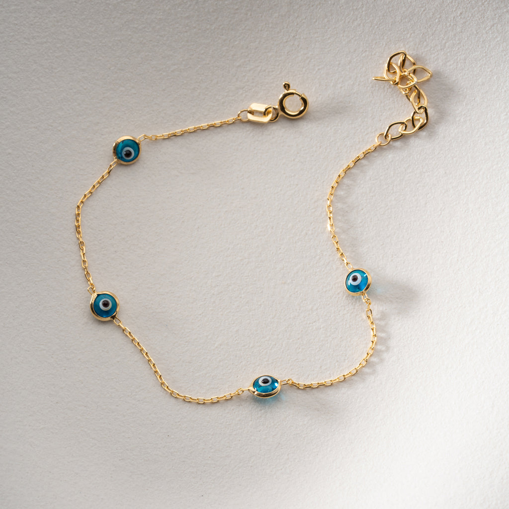 MINIMALT NAZAR-ARMBAND | 925 SILVER