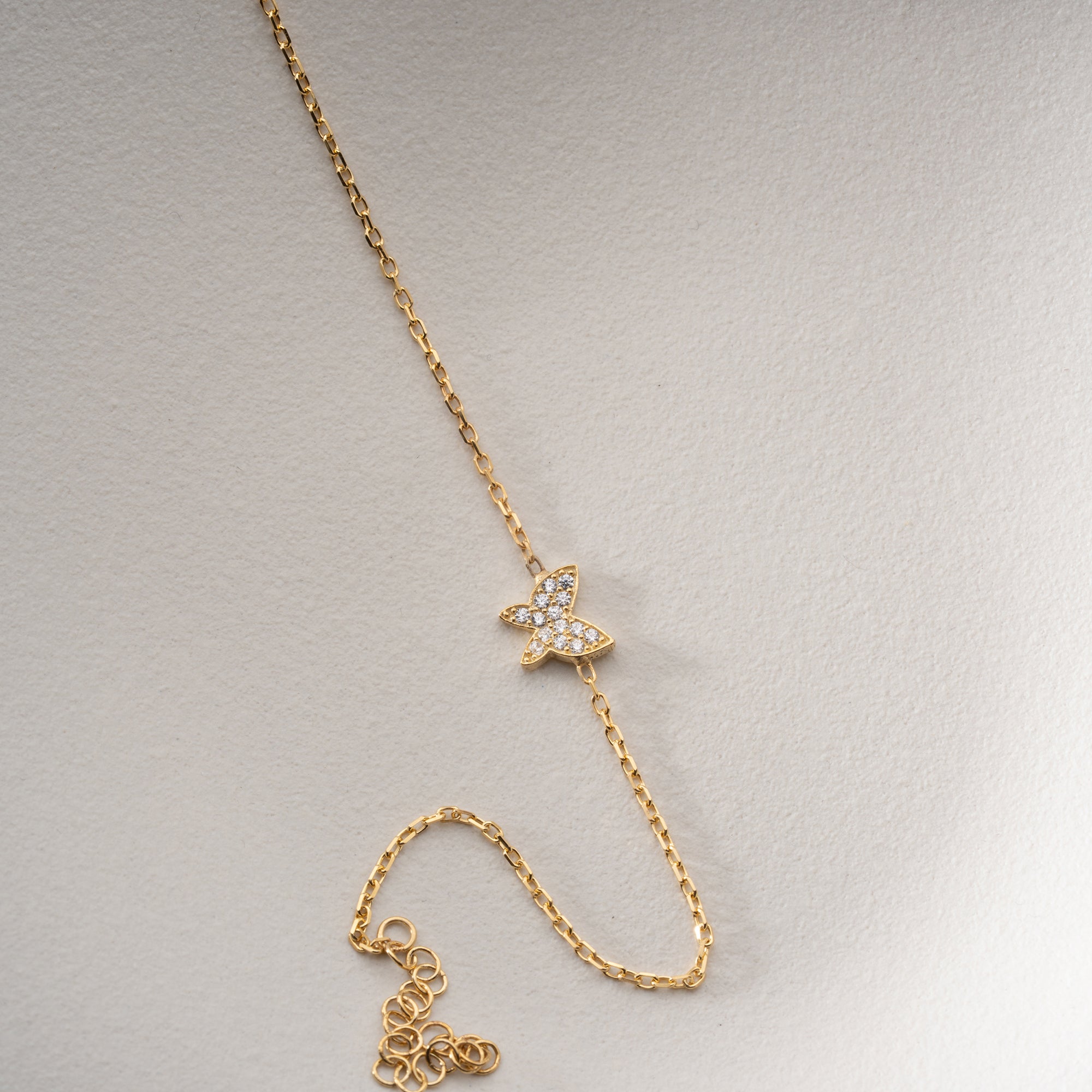 MINIMAL FJÄRILS ARMBAND | 925 SILVER