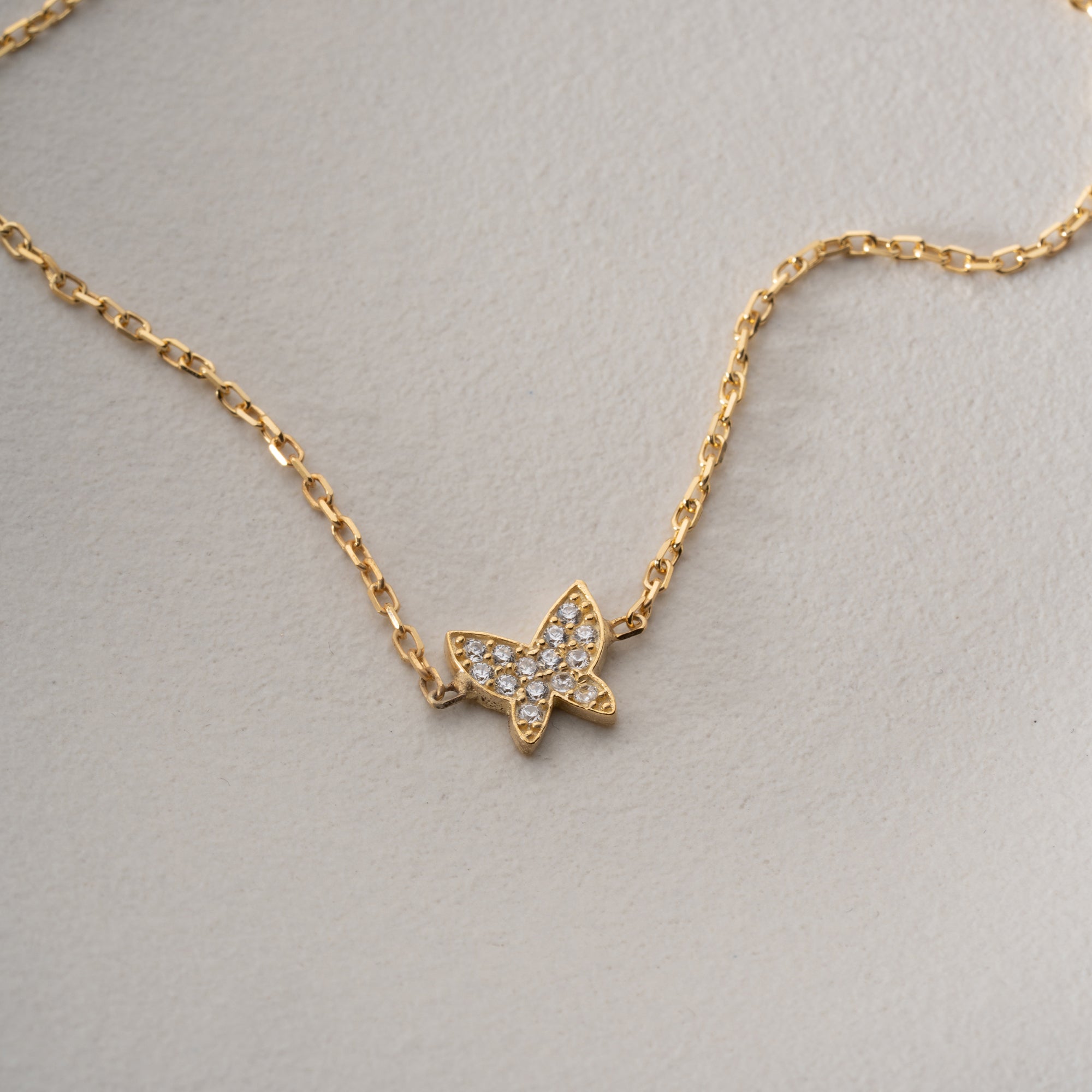 MINIMAL FJÄRILS ARMBAND | 925 SILVER