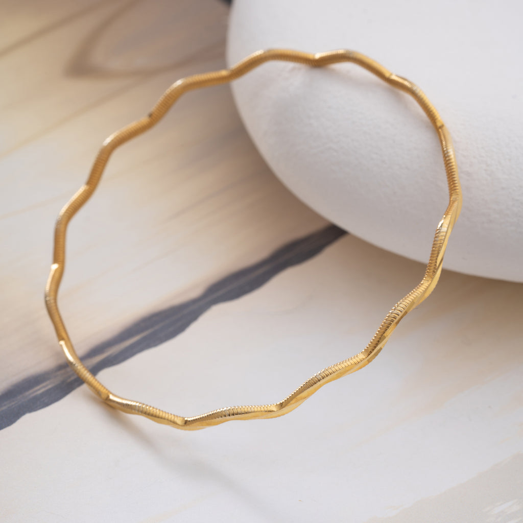 ZIKZAK AJDA BANGLES | 925 SILVER