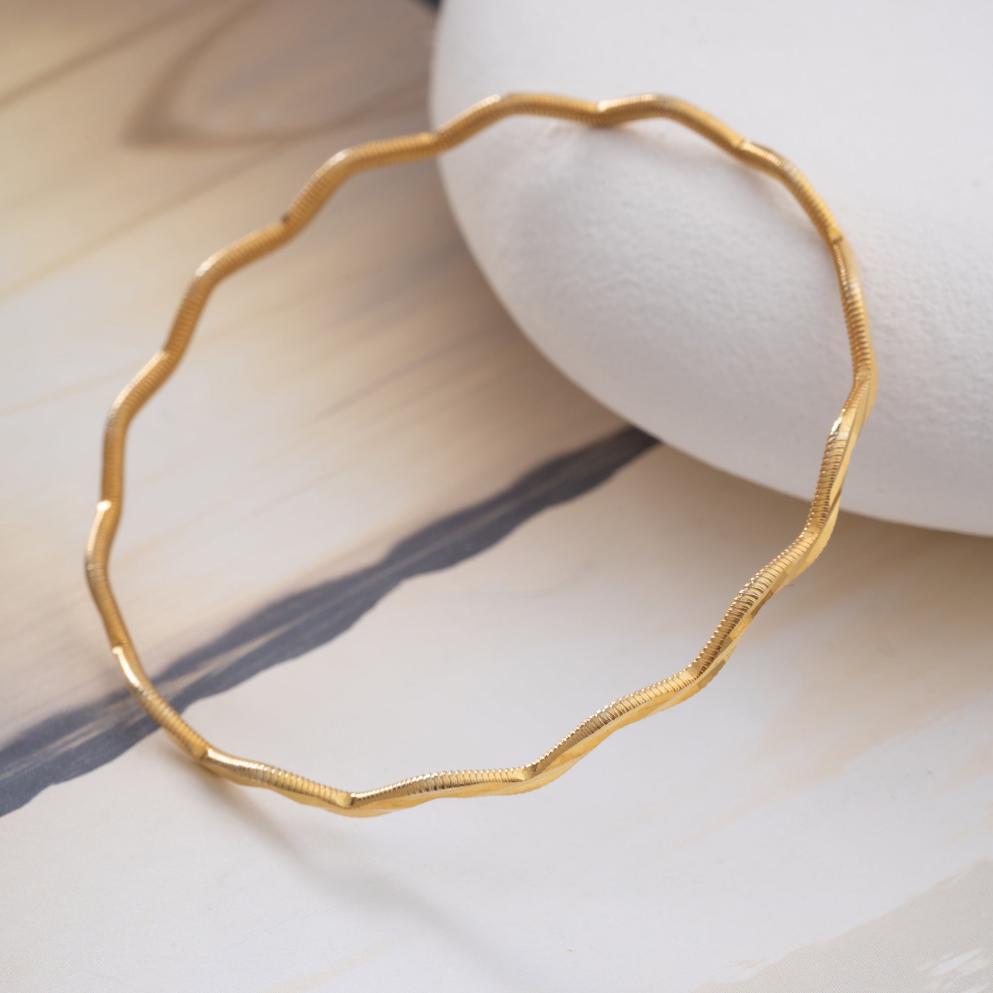 ZIKZAK AJDA BANGLES | 925 SILVER