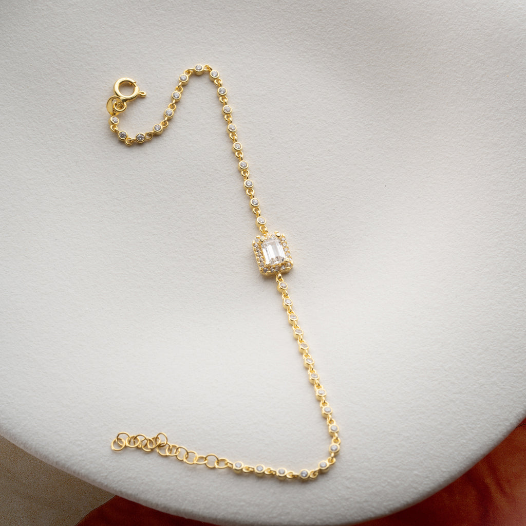 LEOS BAGUETTE-ARMBAND | 925 SILVER