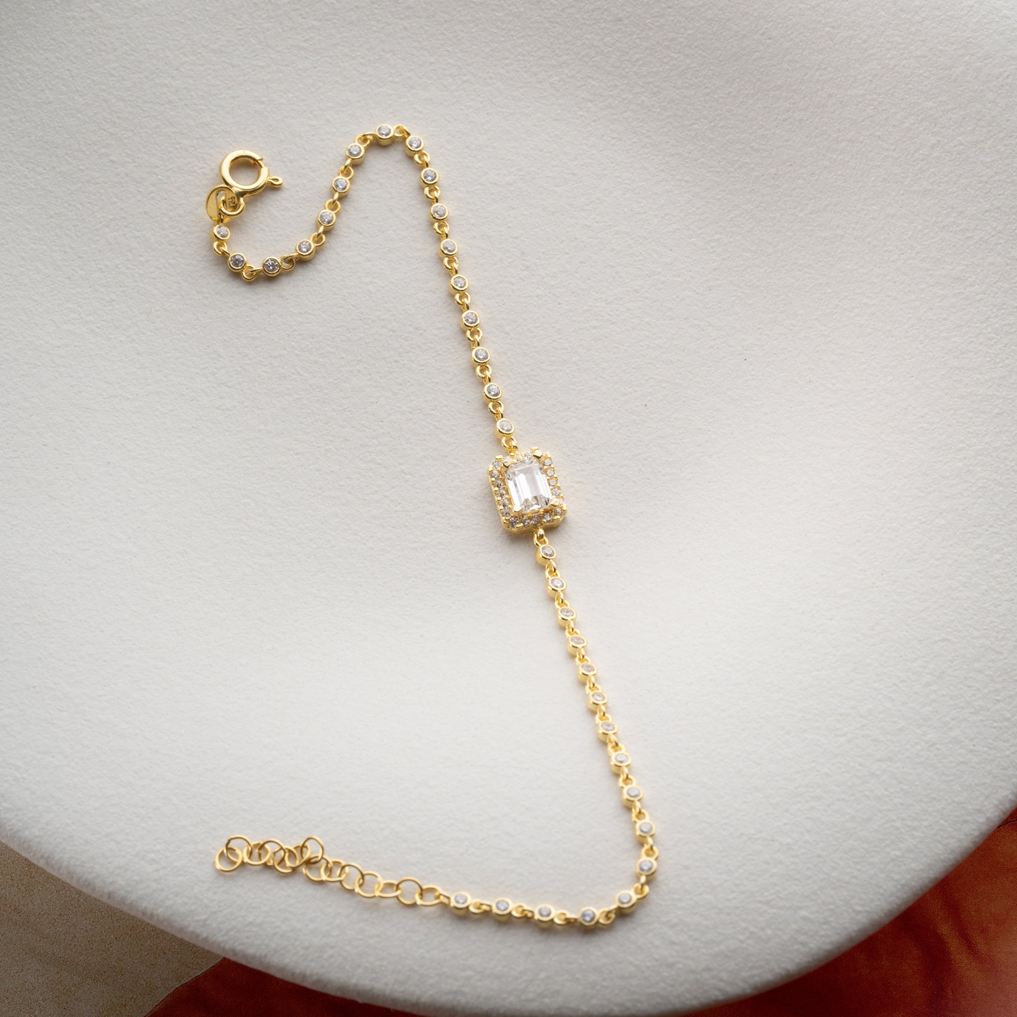 LEOS BAGUETTE-ARMBAND | 925 SILVER