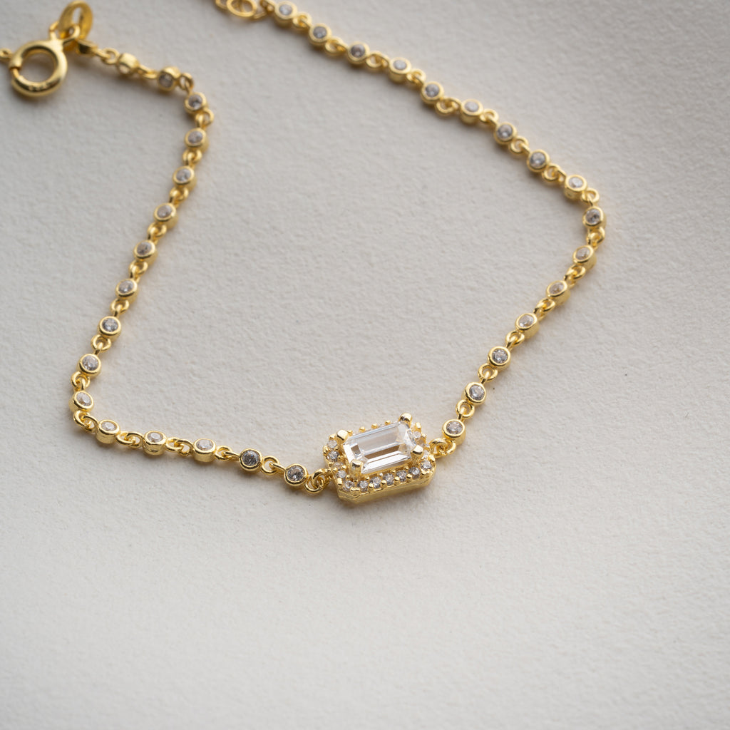 LEOS BAGUETTE-ARMBAND | 925 SILVER