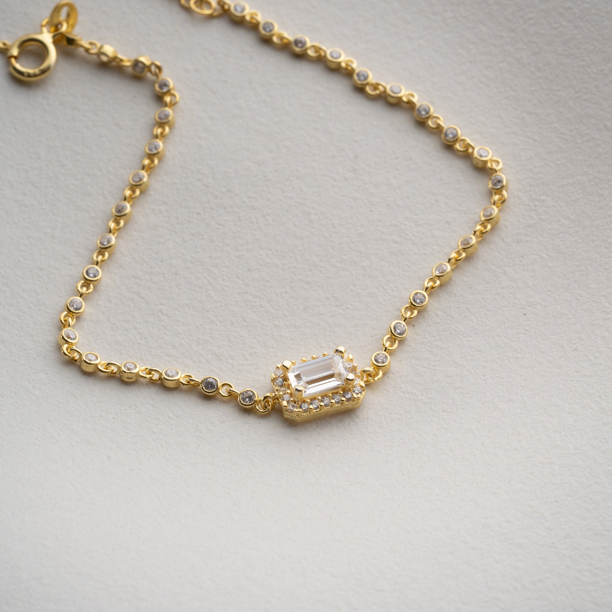 LEOS BAGUETTE-ARMBAND | 925 SILVER