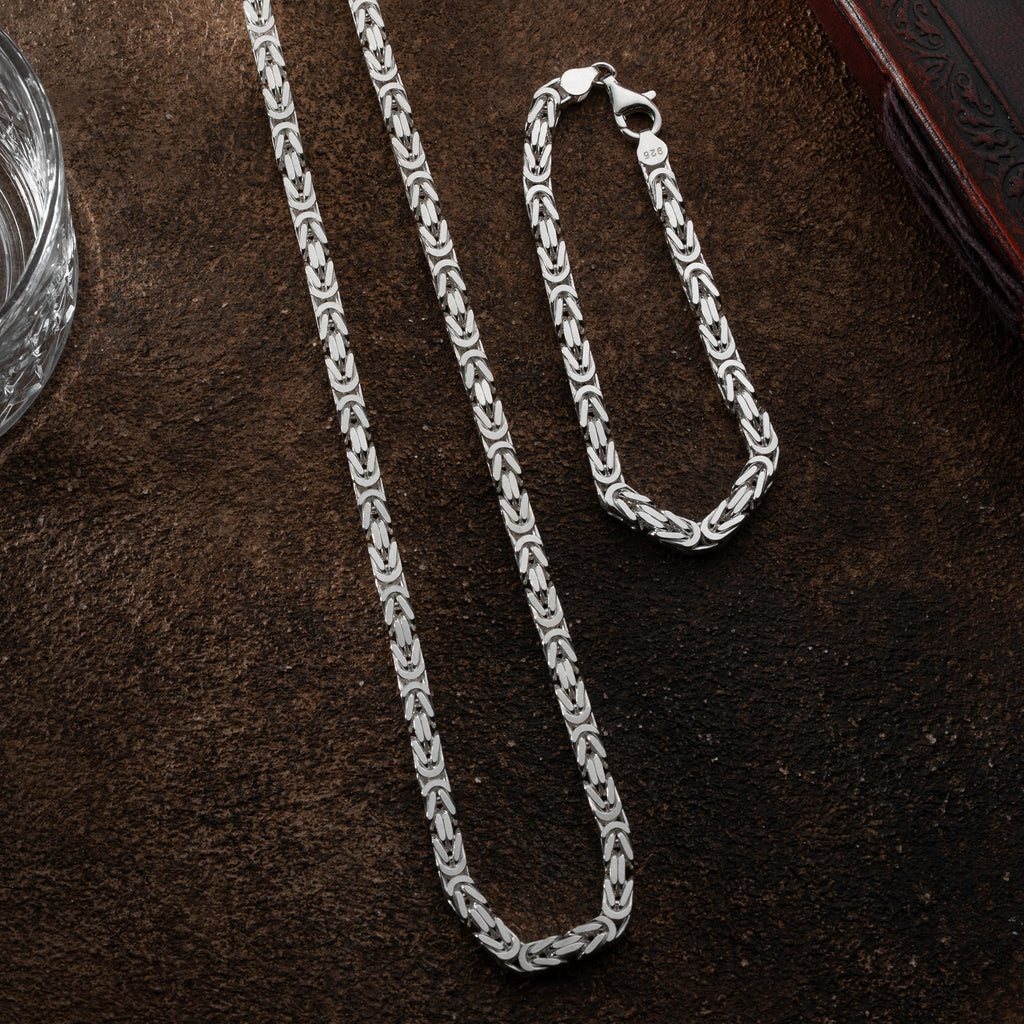 KING KEDJA SET 6MM | 925 SILVER