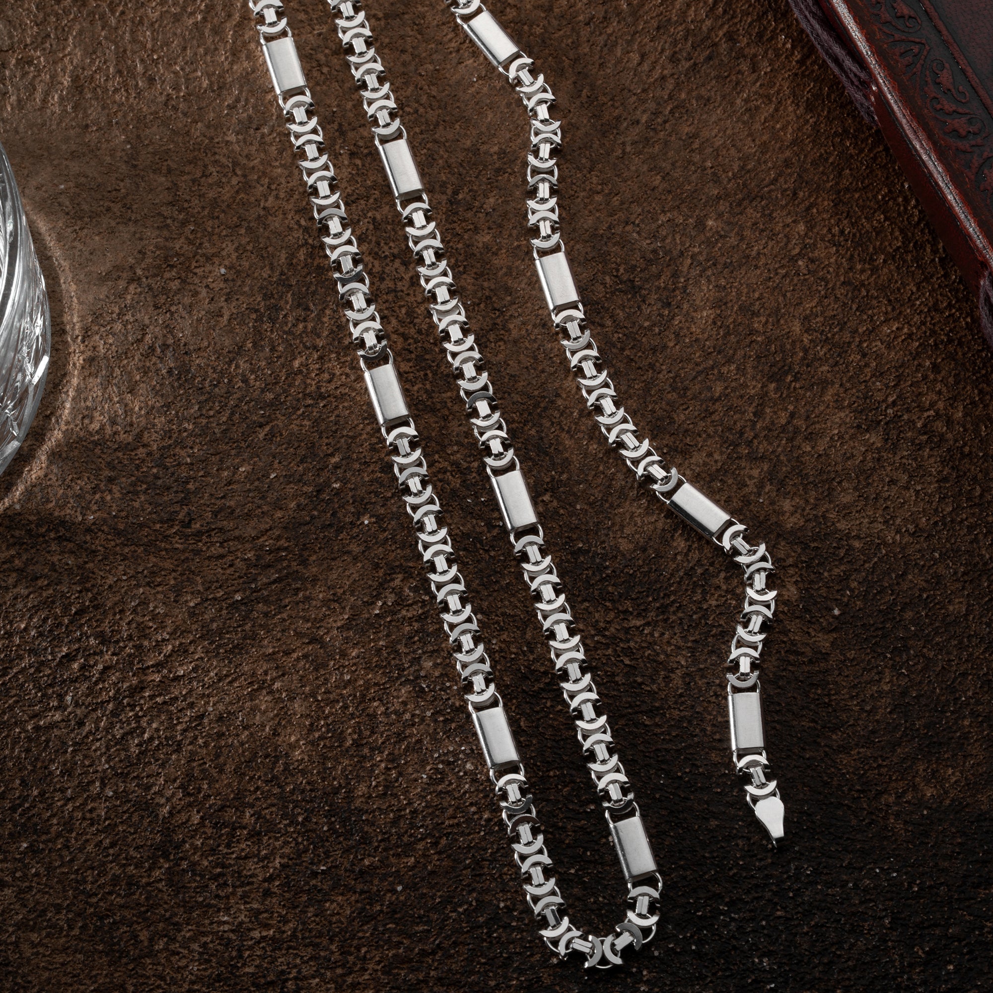 PLATTA KING KEDJA FLAT SET 6 MM | 925 SILVER