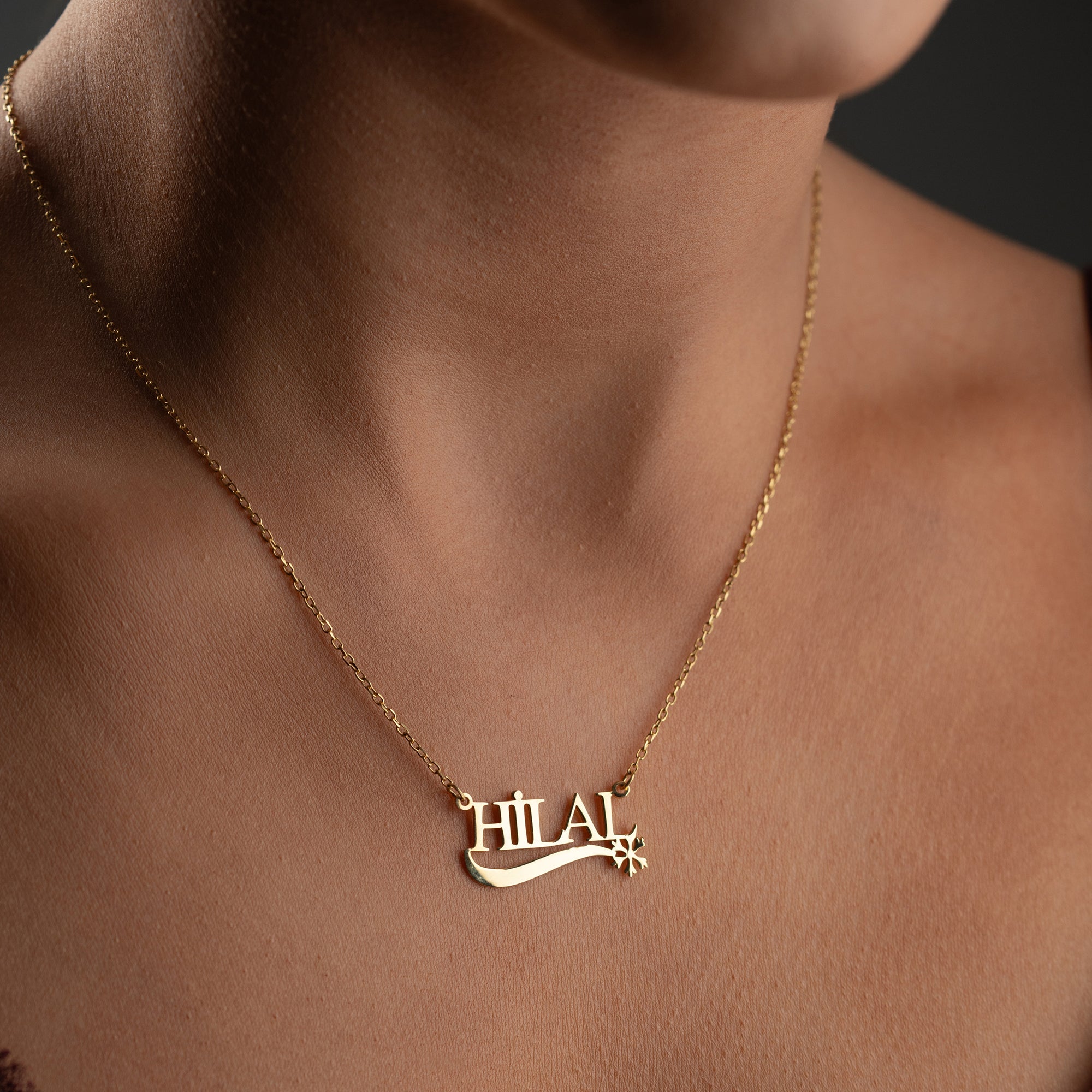 SNÖFLÅNAMN KRAGE | 925 SILVER