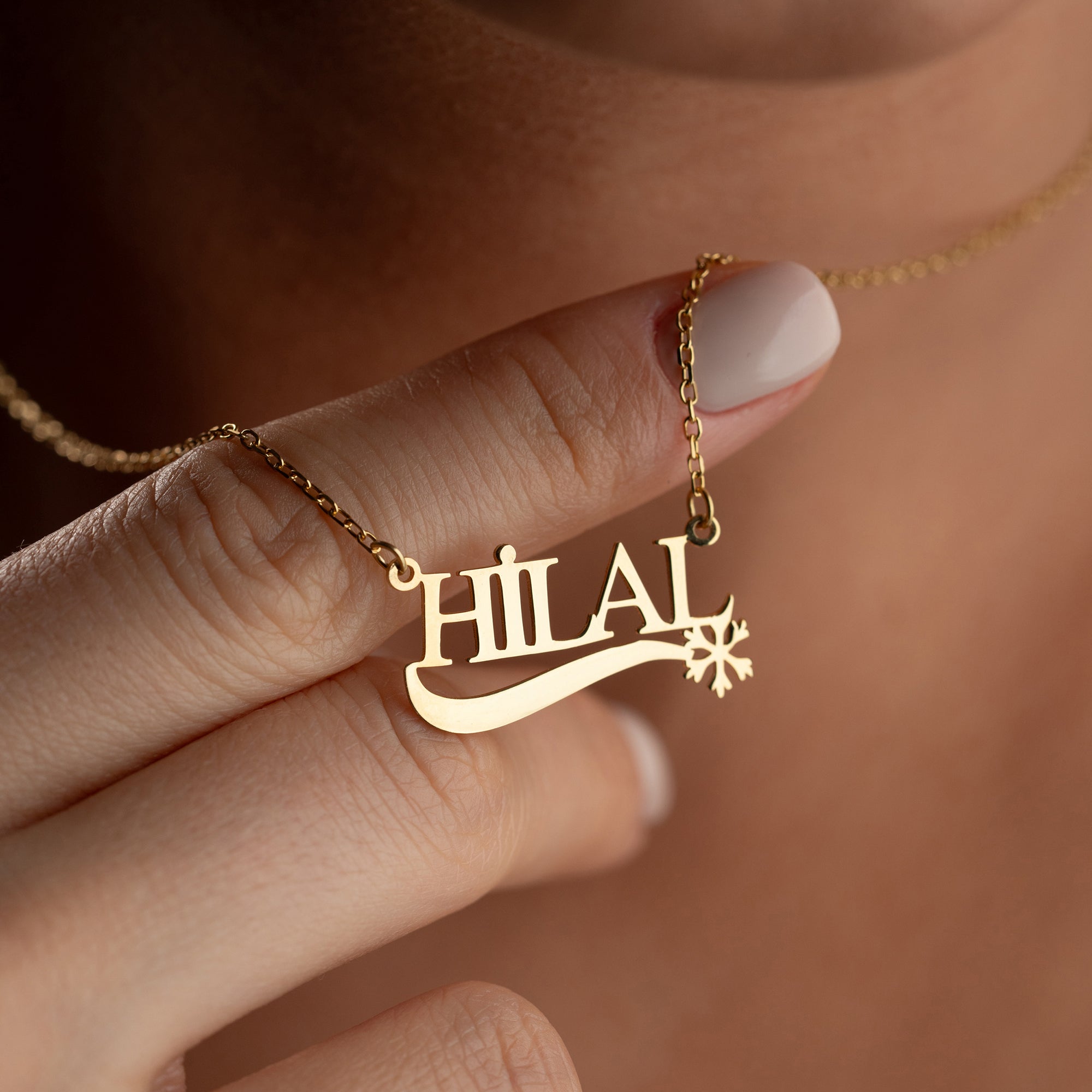 SNÖFLÅNAMN KRAGE | 925 SILVER