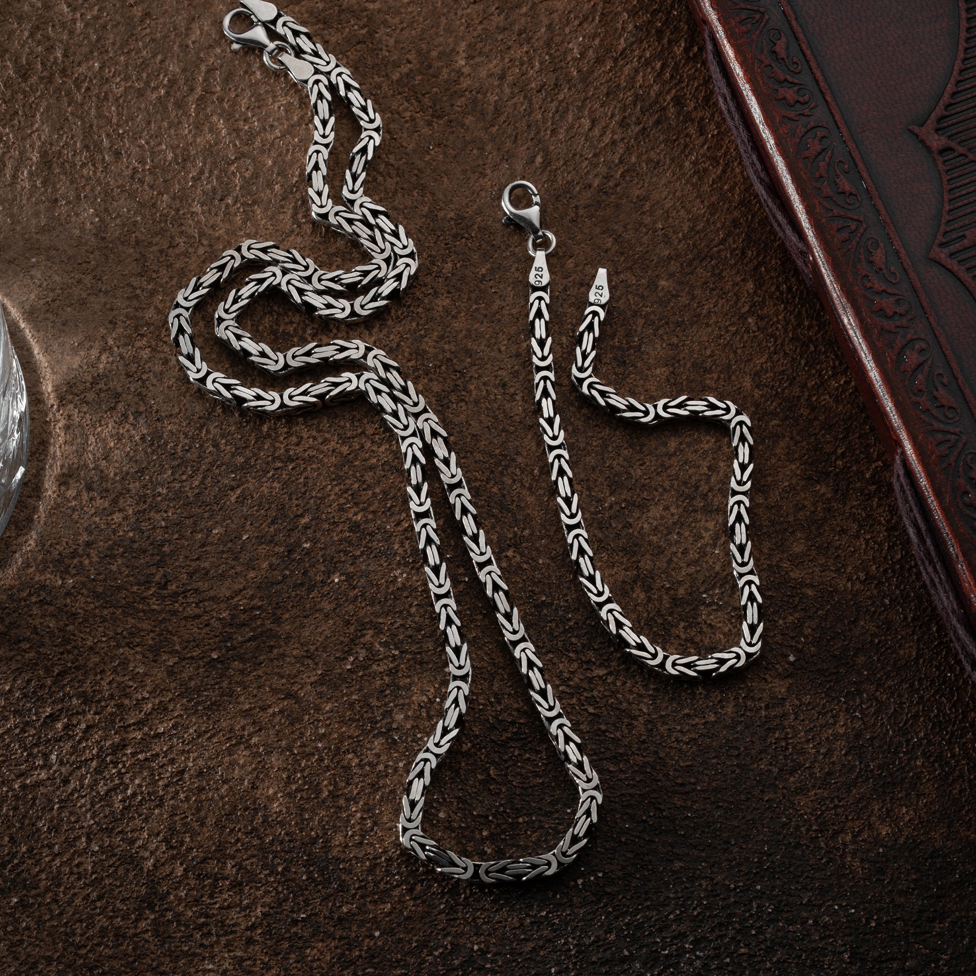 KING KEDJA 4MM SET | 925 SILVER