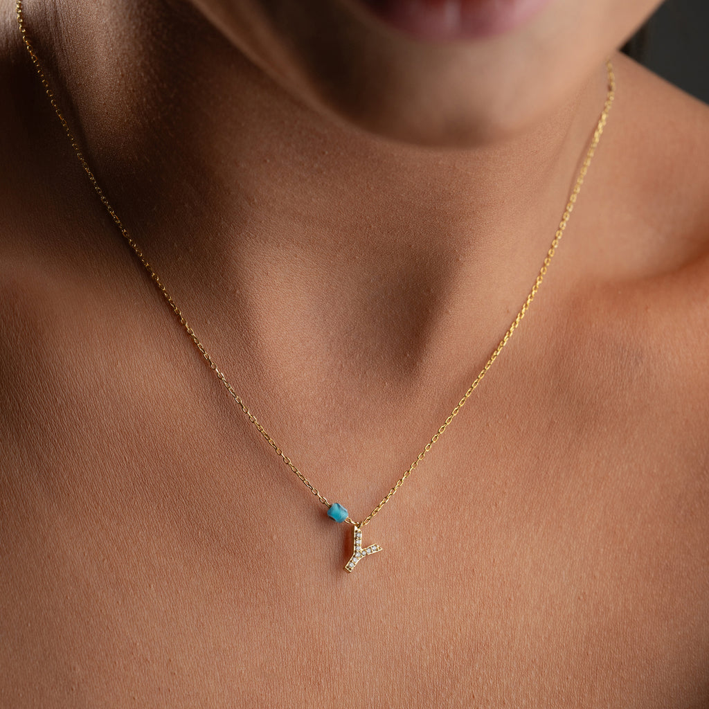 BREV KRAGE MED NAZAR | 925 SILVER