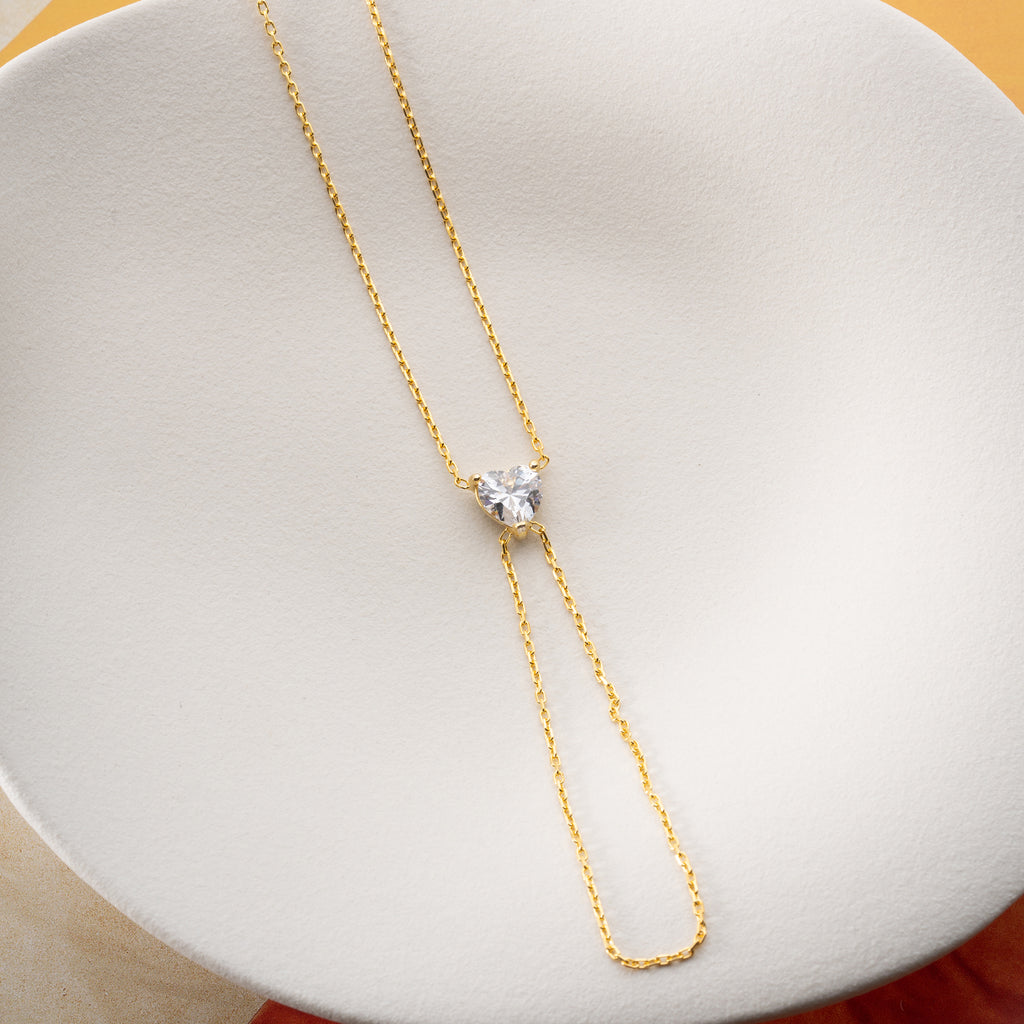 BOMB HJÄRTA HANDKEDJA | 925 SILVER